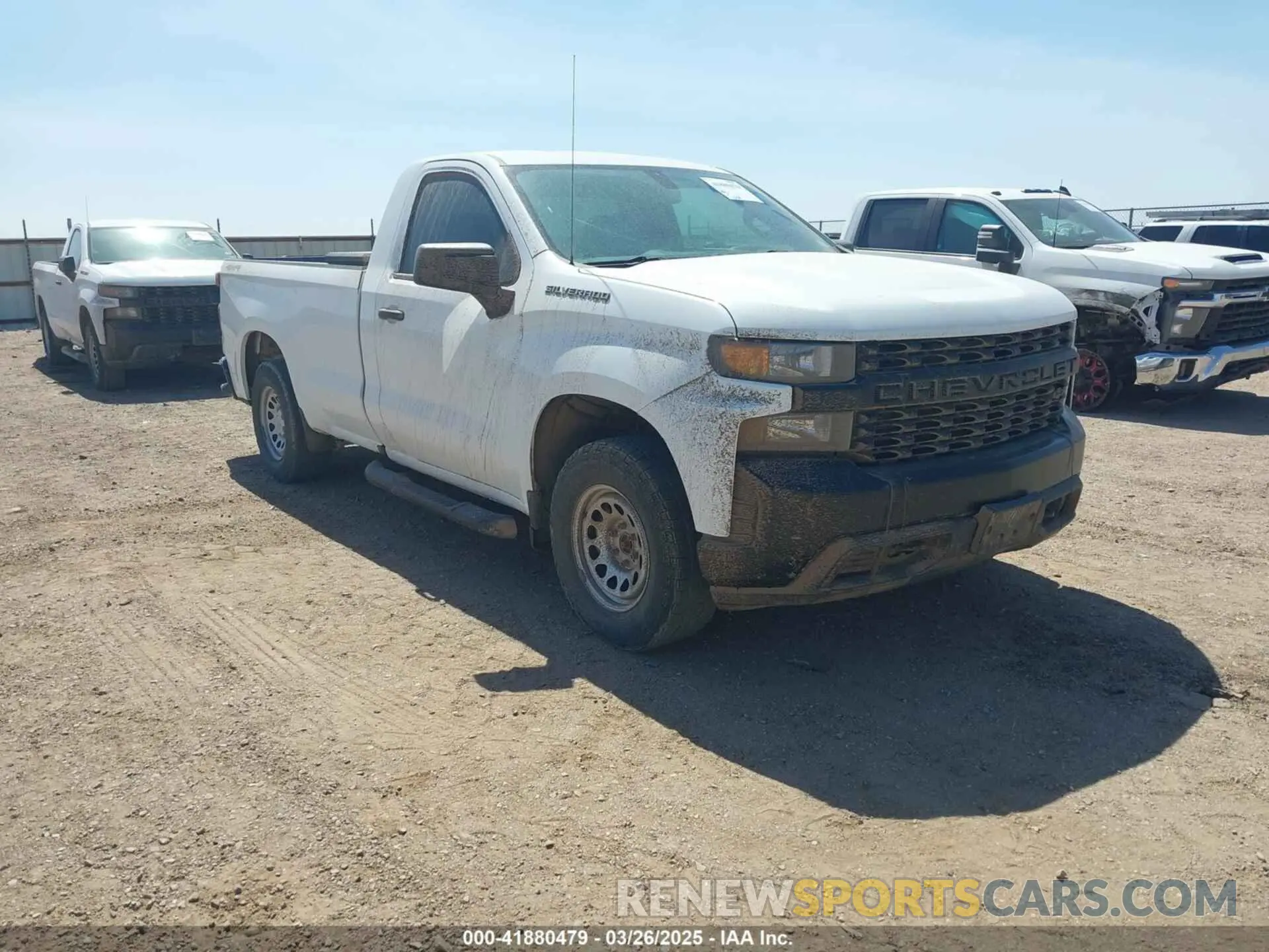 1 fotografías del automóvil dañado 3GCNYAEHXLG268508 CHEVROLET SILVERADO 1500 2020