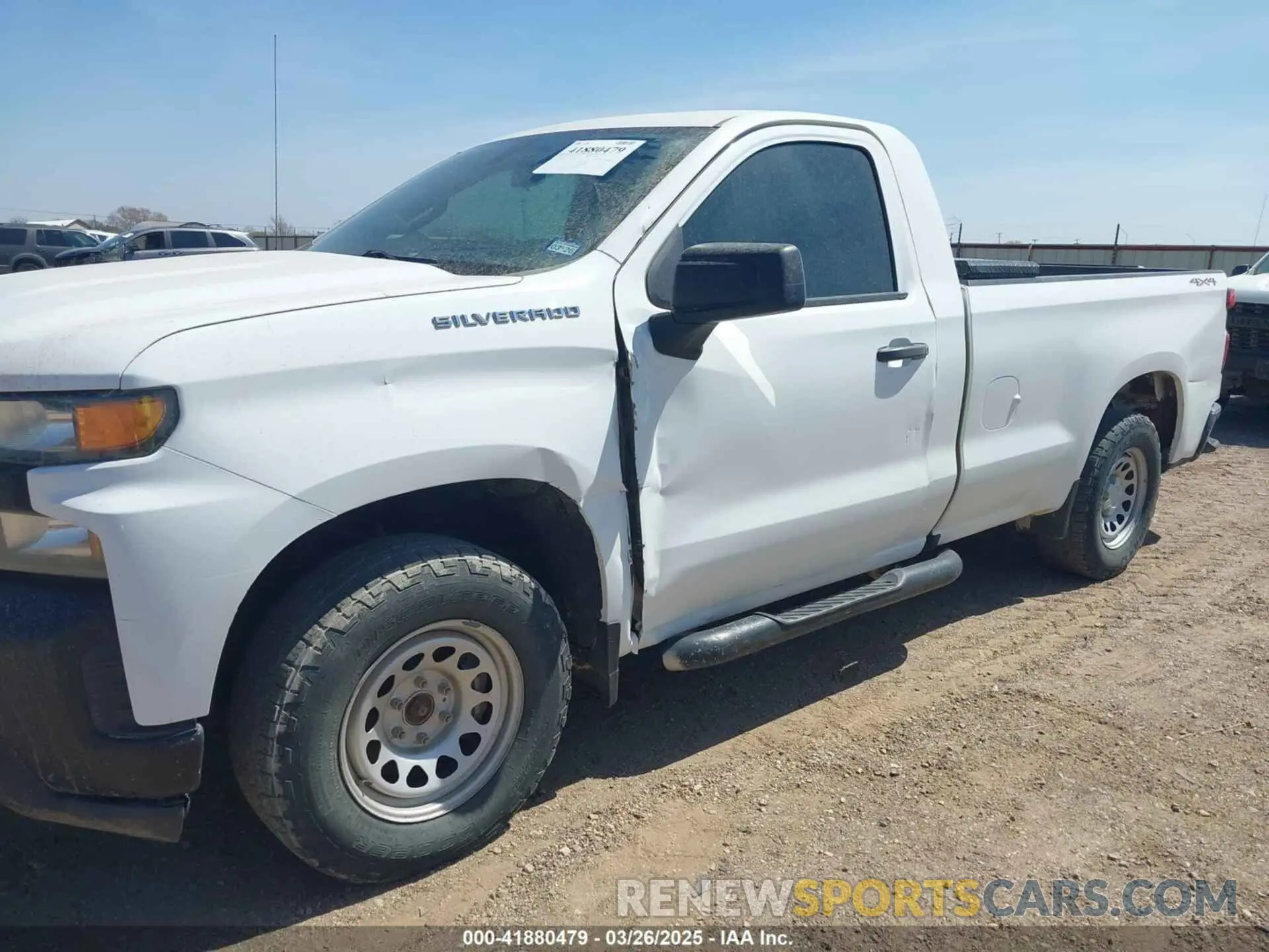 6 fotografías del automóvil dañado 3GCNYAEHXLG268508 CHEVROLET SILVERADO 1500 2020