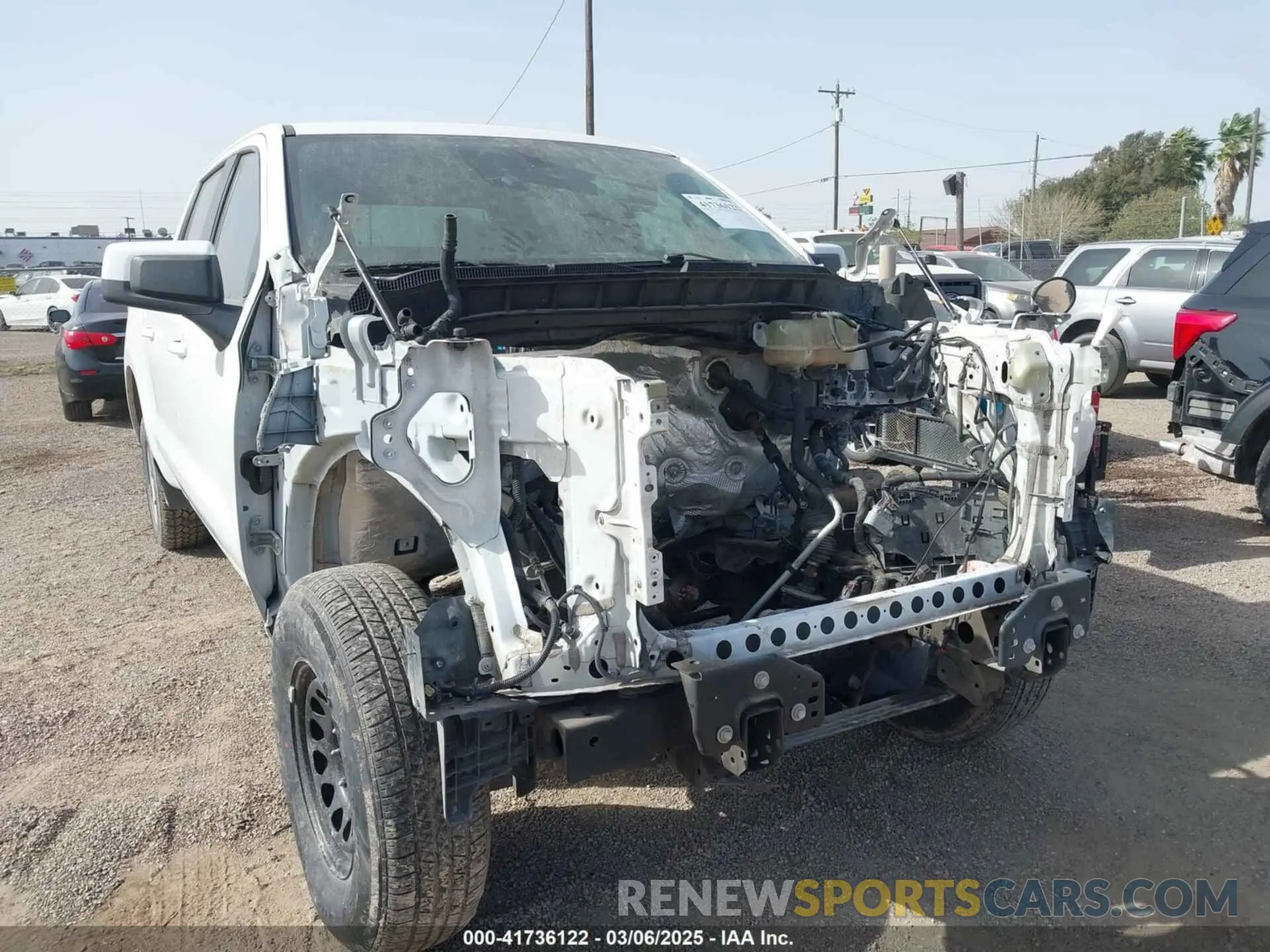 1 fotografías del automóvil dañado 3GCPWAEF7LG204892 CHEVROLET SILVERADO 1500 2020