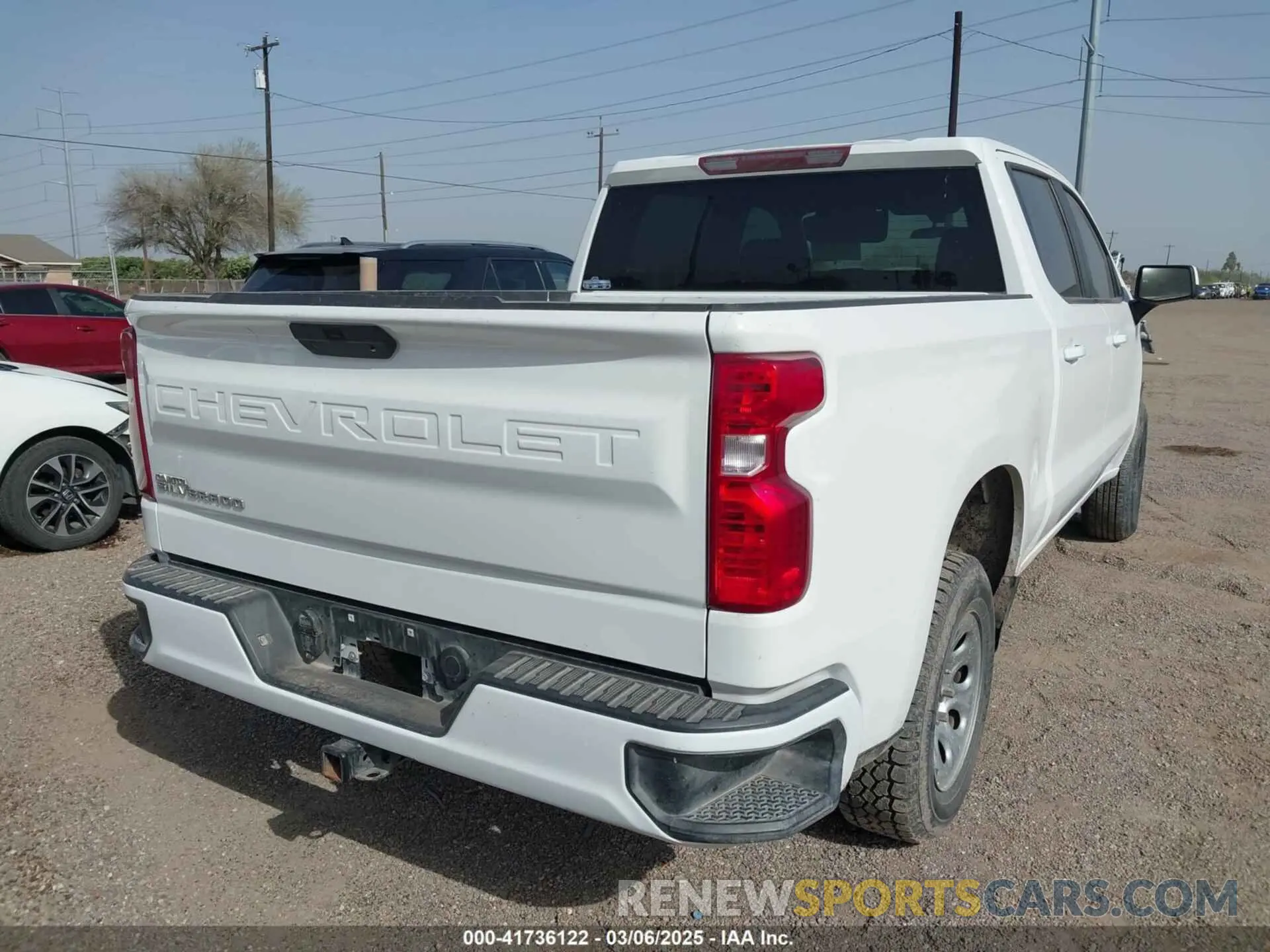 4 fotografías del automóvil dañado 3GCPWAEF7LG204892 CHEVROLET SILVERADO 1500 2020