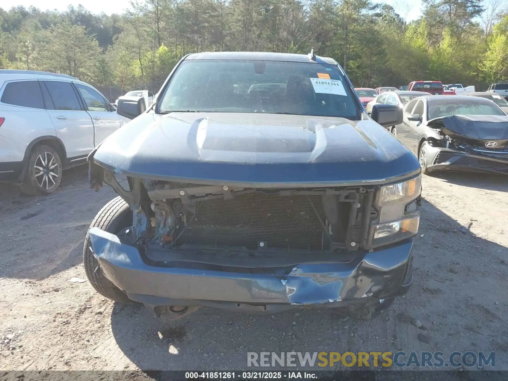 12 fotografías del automóvil dañado 3GCPWBEHXLG285328 CHEVROLET SILVERADO 1500 2020