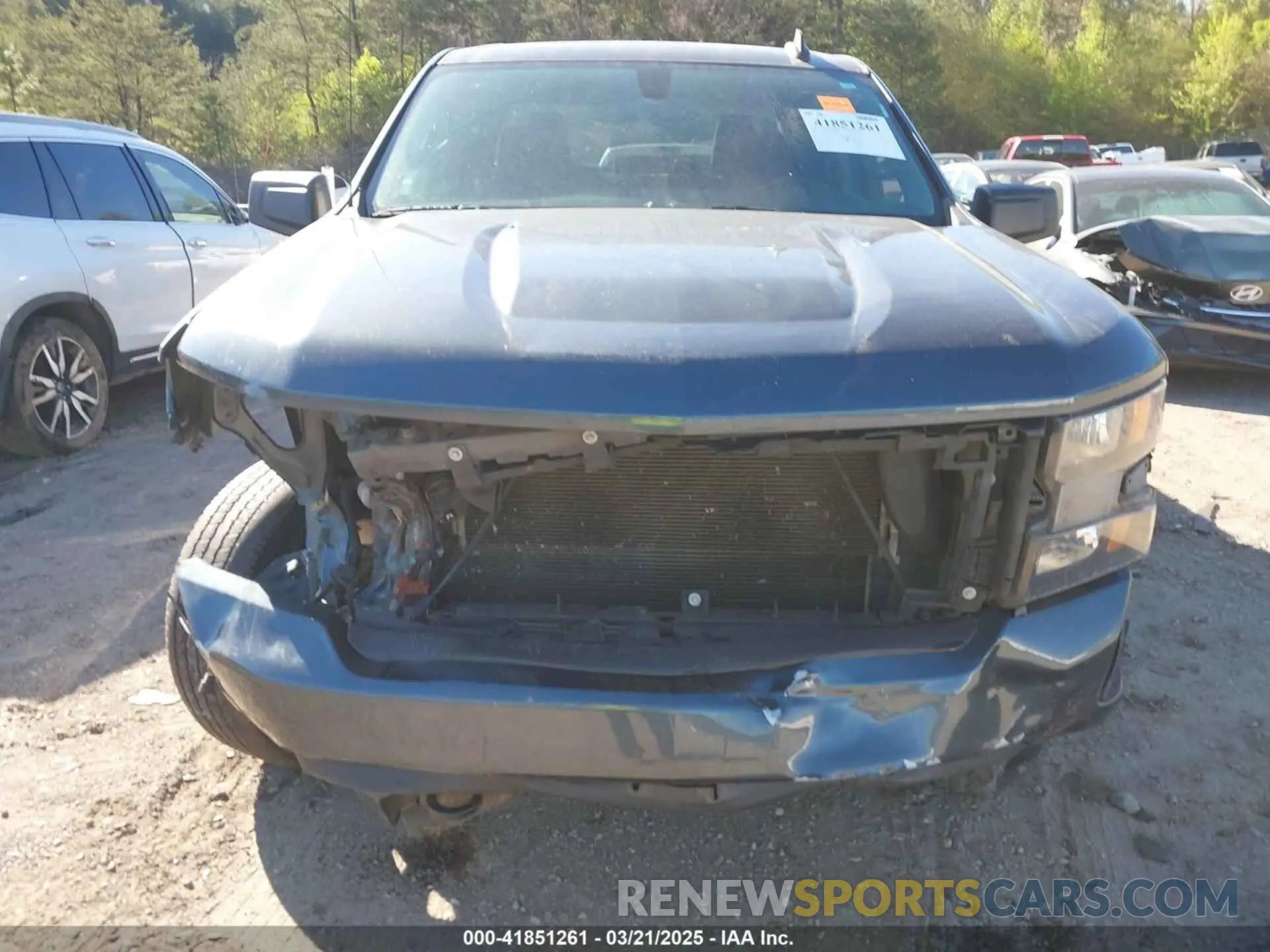 6 fotografías del automóvil dañado 3GCPWBEHXLG285328 CHEVROLET SILVERADO 1500 2020