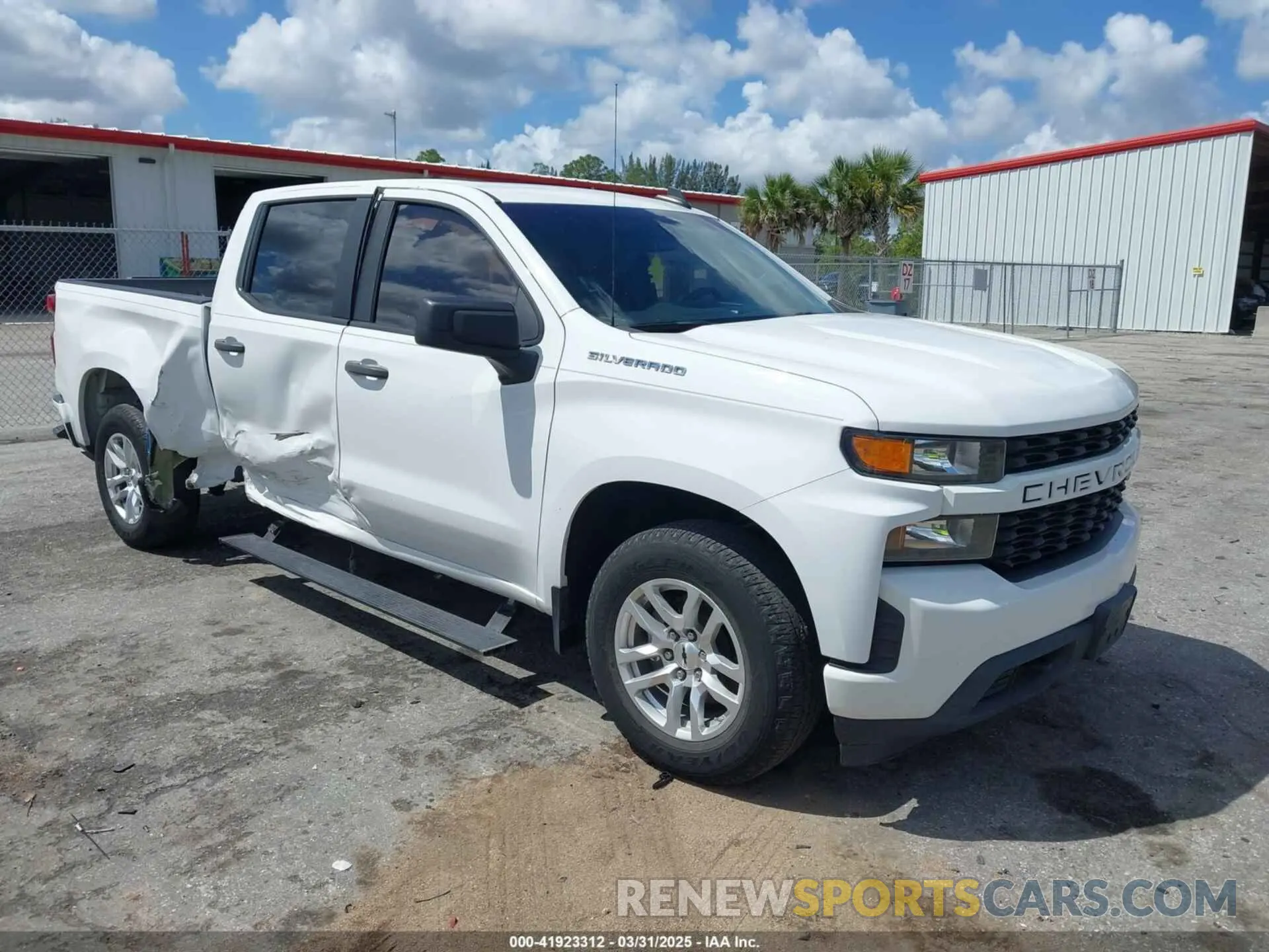 1 fotografías del automóvil dañado 3GCPWBEK8LG183070 CHEVROLET SILVERADO 1500 2020