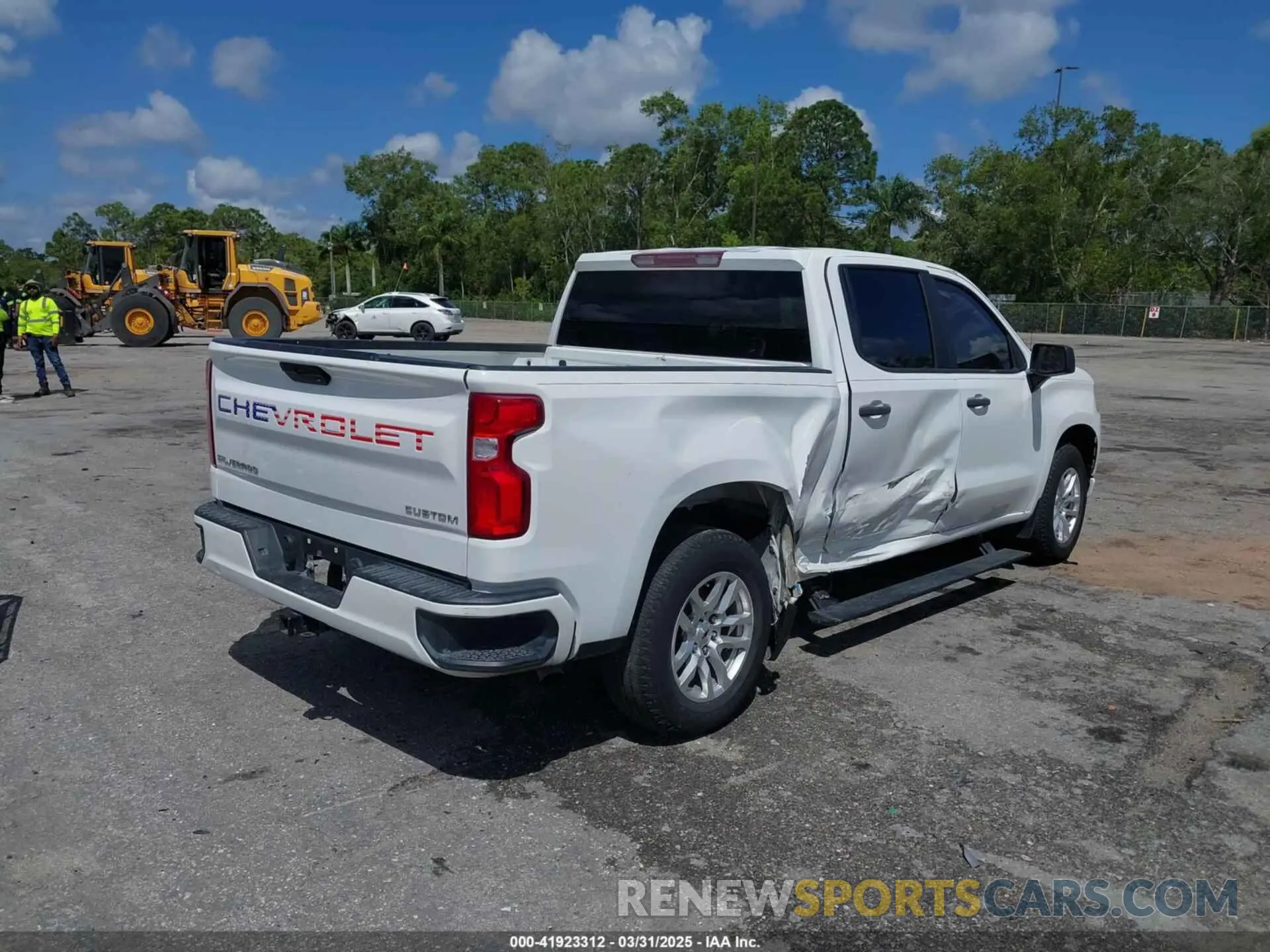 12 fotografías del automóvil dañado 3GCPWBEK8LG183070 CHEVROLET SILVERADO 1500 2020