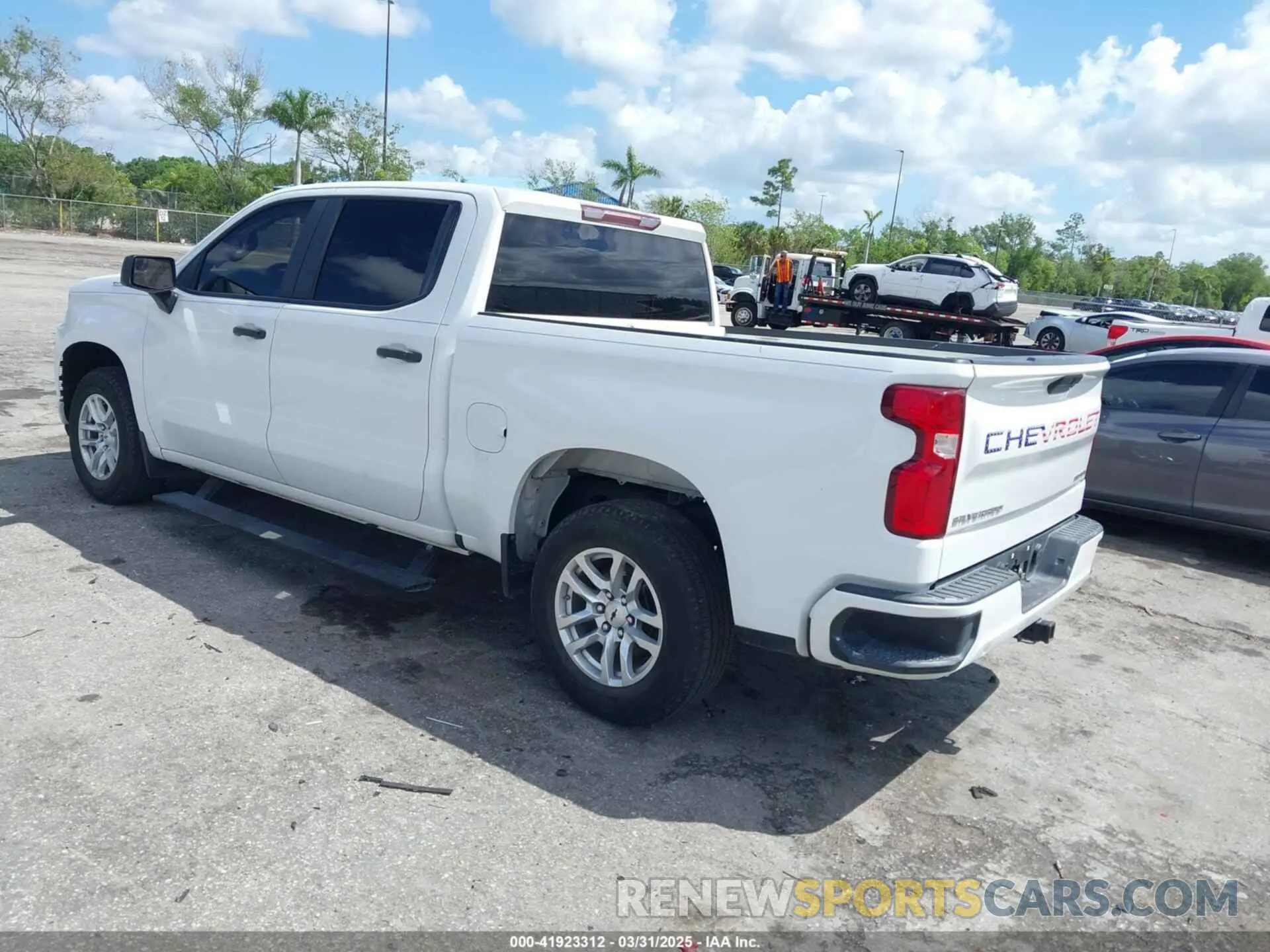3 fotografías del automóvil dañado 3GCPWBEK8LG183070 CHEVROLET SILVERADO 1500 2020