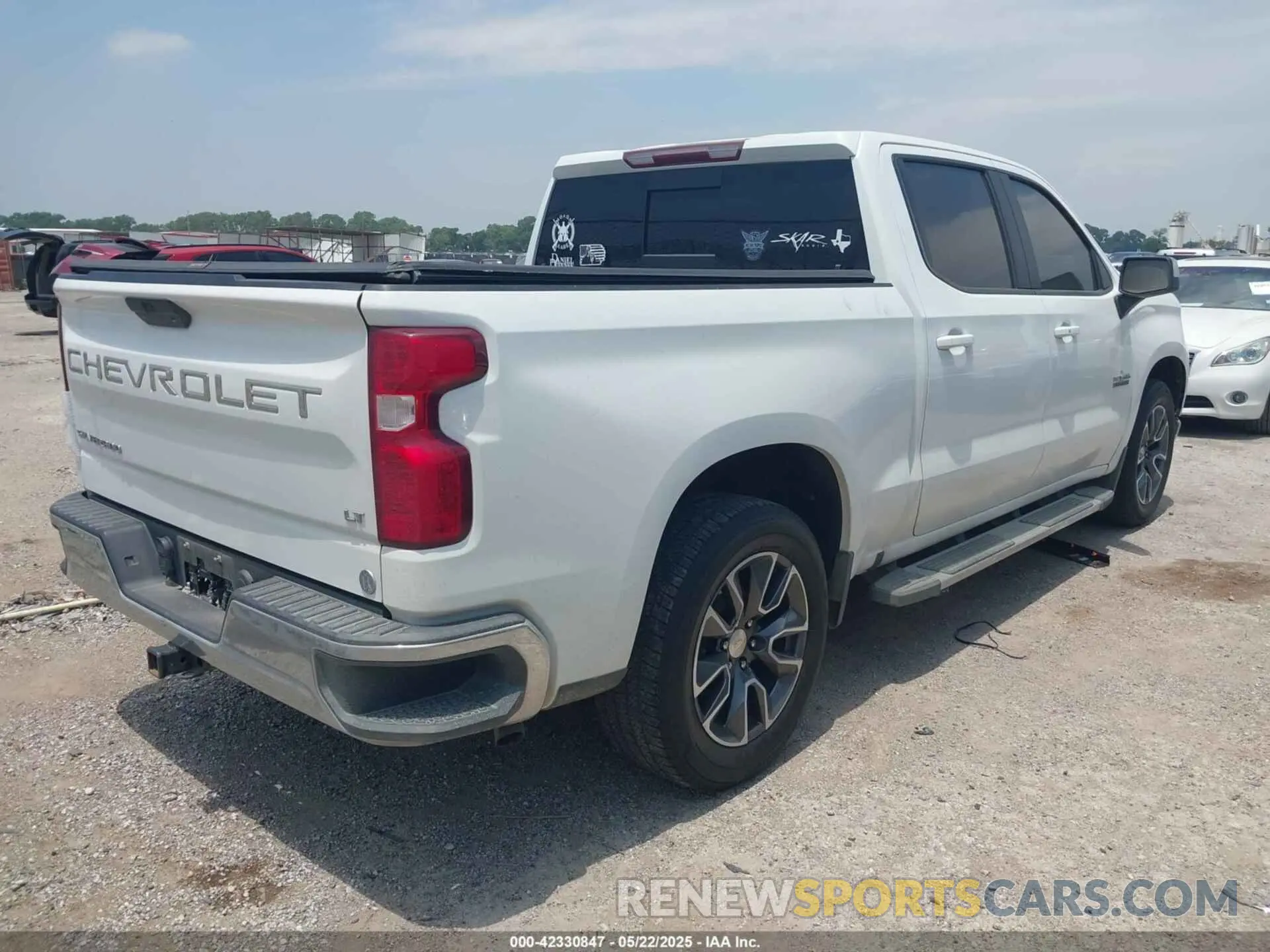 4 fotografías del automóvil dañado 3GCPWCED5LG185785 CHEVROLET SILVERADO 1500 2020