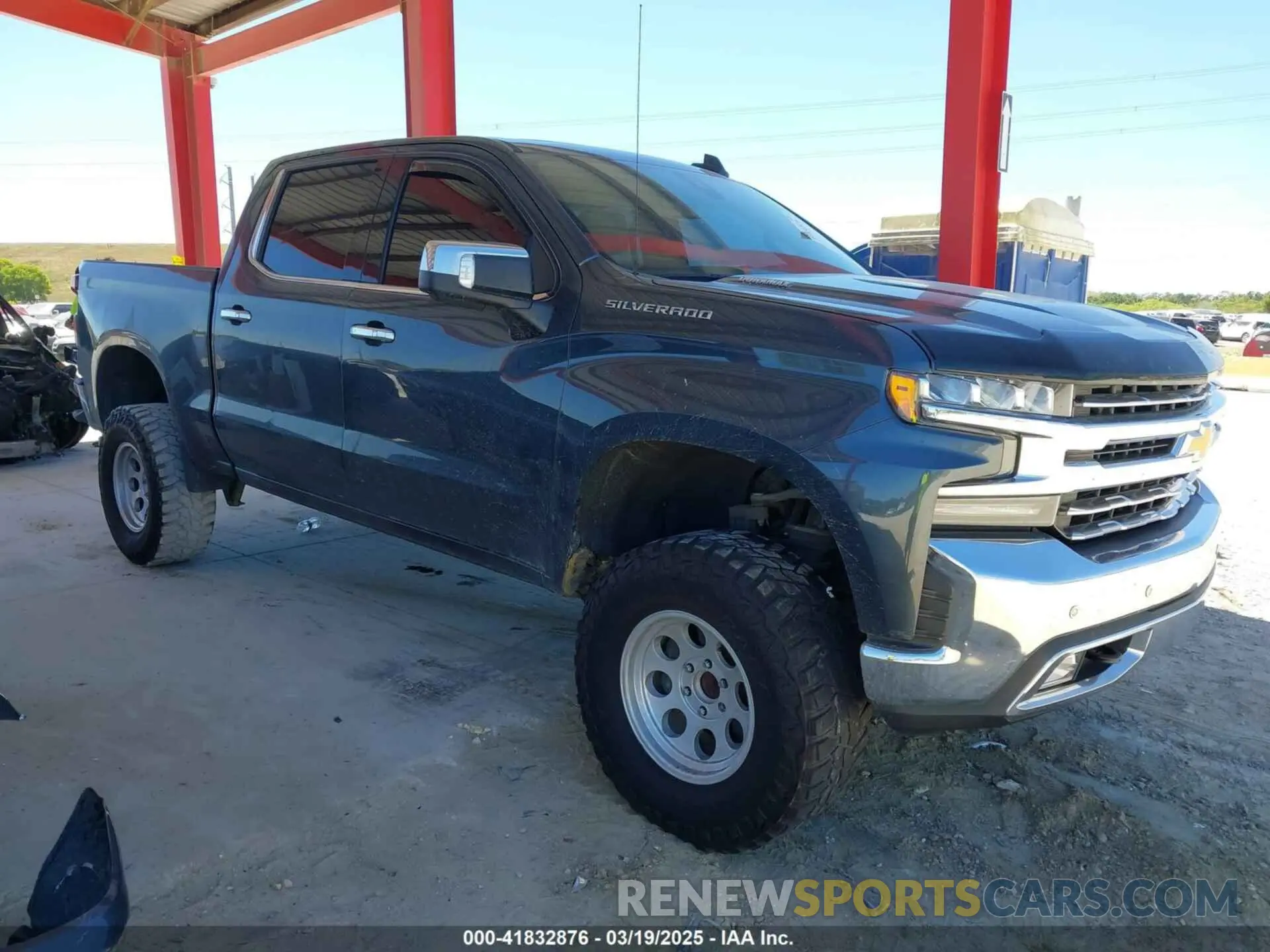 1 fotografías del automóvil dañado 3GCPWEET2LG401336 CHEVROLET SILVERADO 1500 2020
