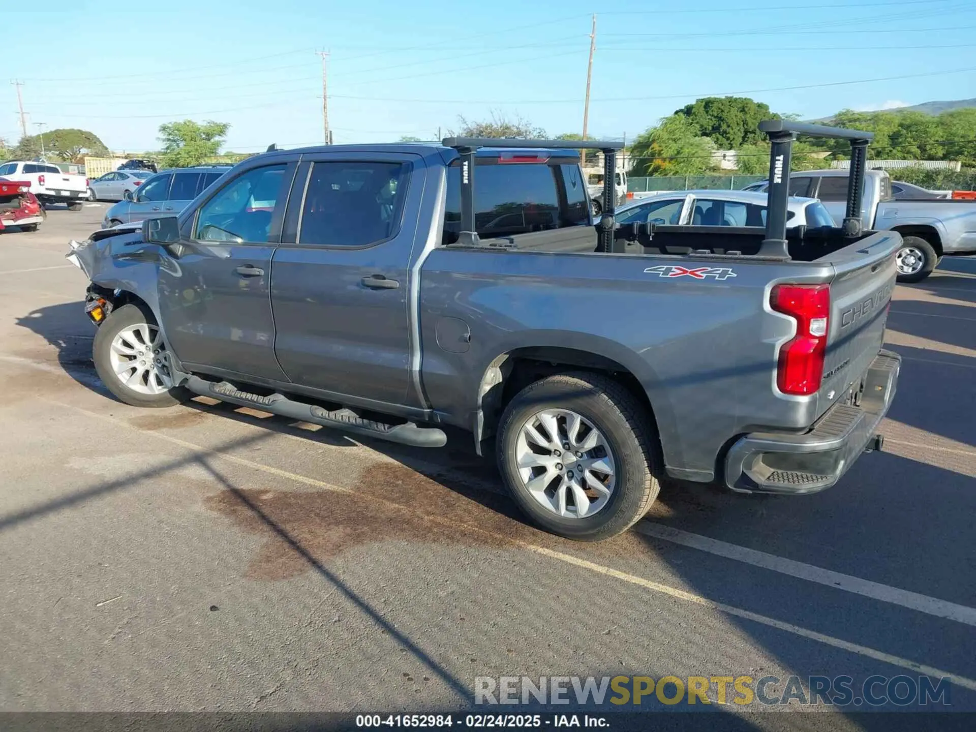 3 fotografías del automóvil dañado 3GCPYBEH7LG229048 CHEVROLET SILVERADO 1500 2020