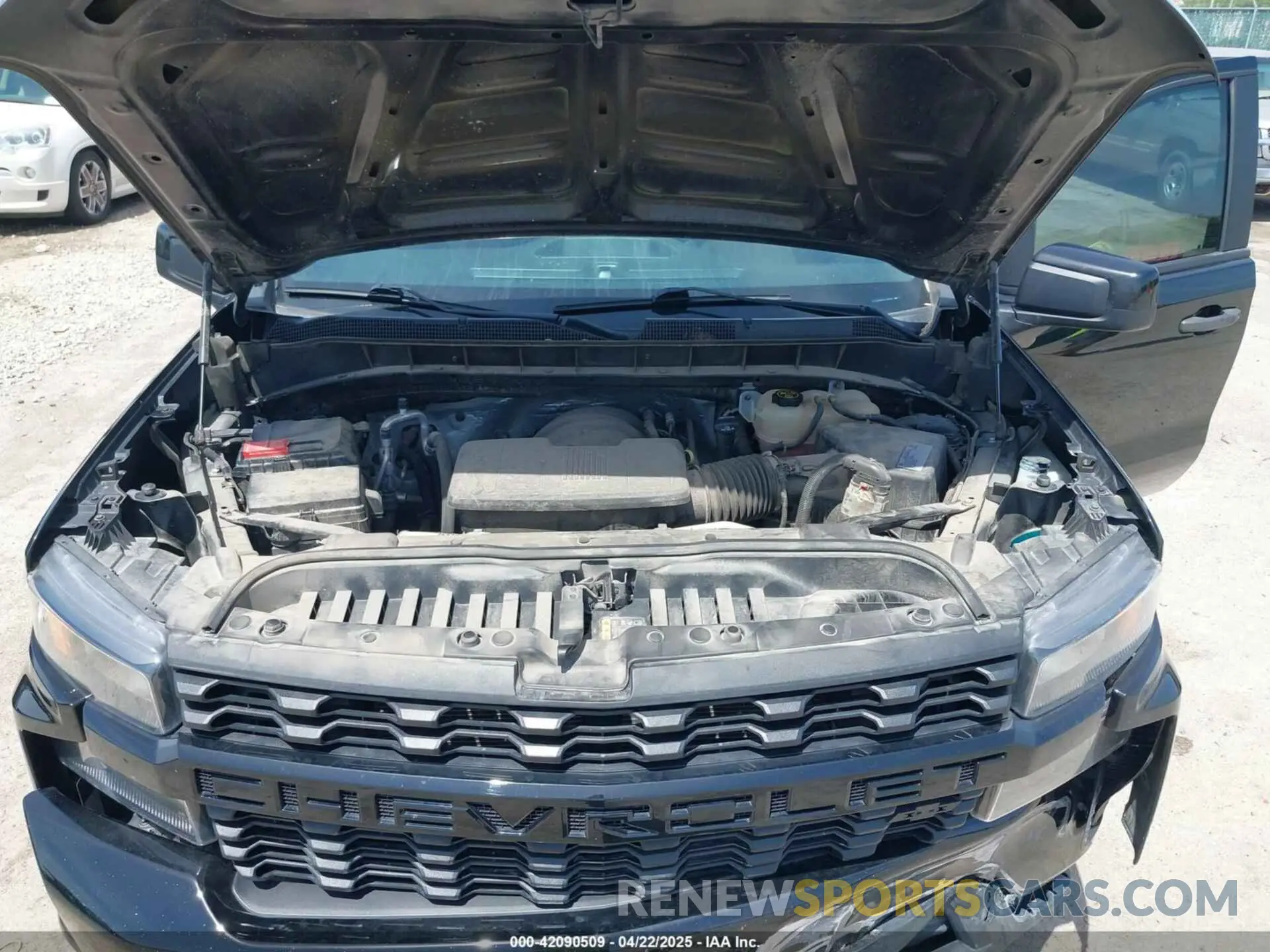 10 fotografías del automóvil dañado 3GCPYBEHXLG251383 CHEVROLET SILVERADO 1500 2020