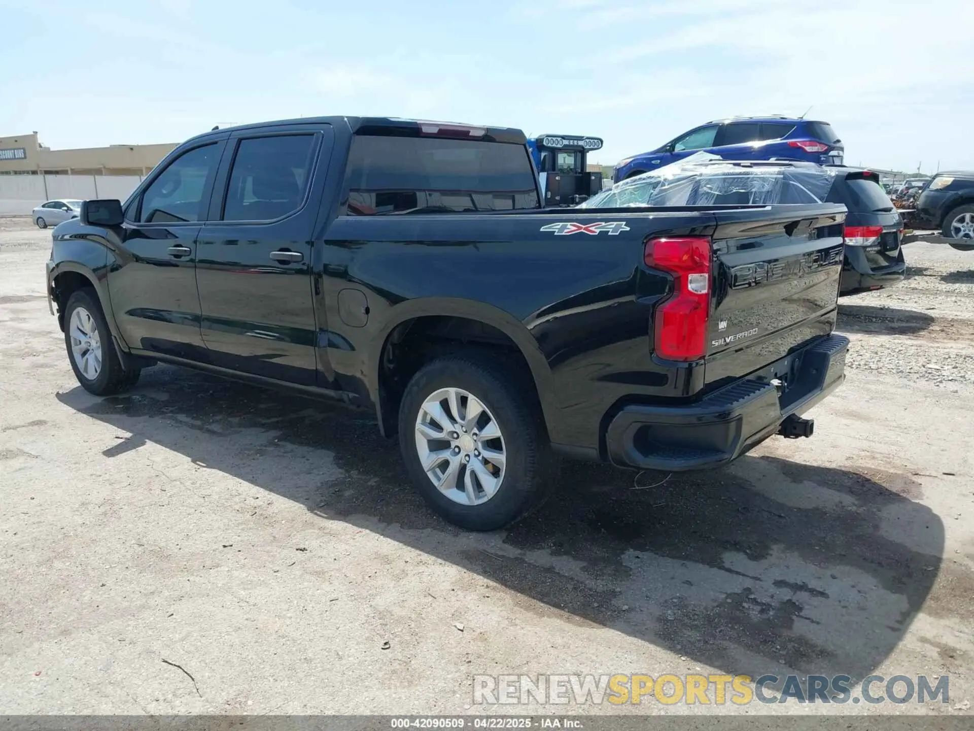 3 fotografías del automóvil dañado 3GCPYBEHXLG251383 CHEVROLET SILVERADO 1500 2020