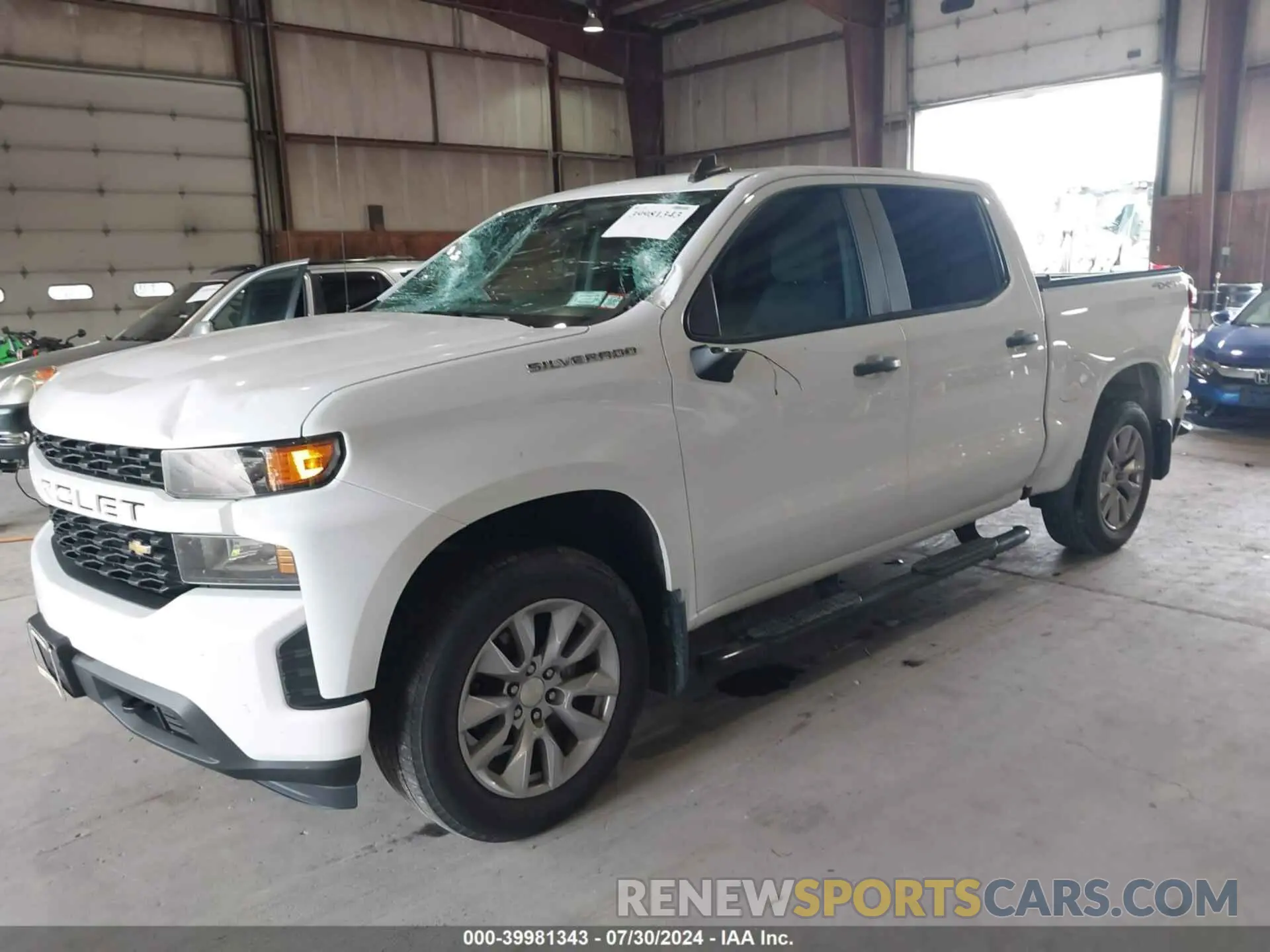 2 fotografías del automóvil dañado 3GCPYBEK6LG379888 CHEVROLET SILVERADO 1500 2020