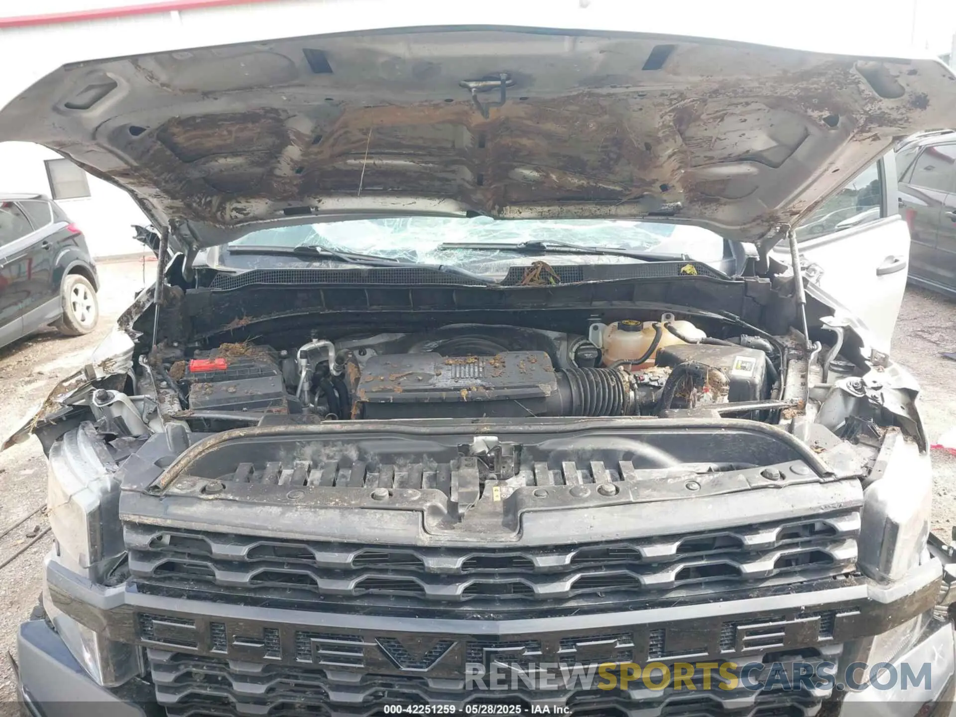 10 fotografías del automóvil dañado 3GCPYCEF0LG313183 CHEVROLET SILVERADO 1500 2020