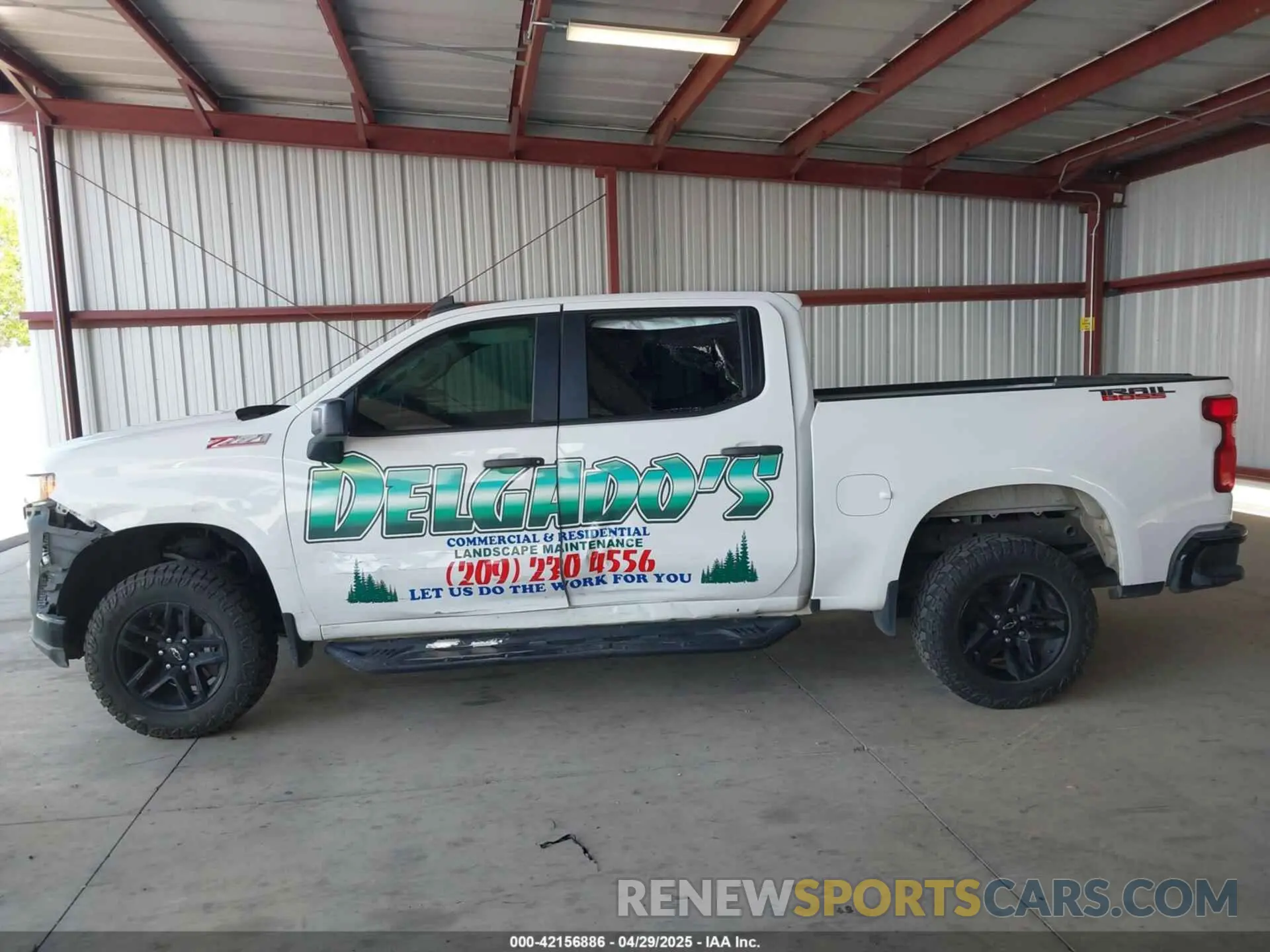 14 fotografías del automóvil dañado 3GCPYCEF4LG229741 CHEVROLET SILVERADO 1500 2020