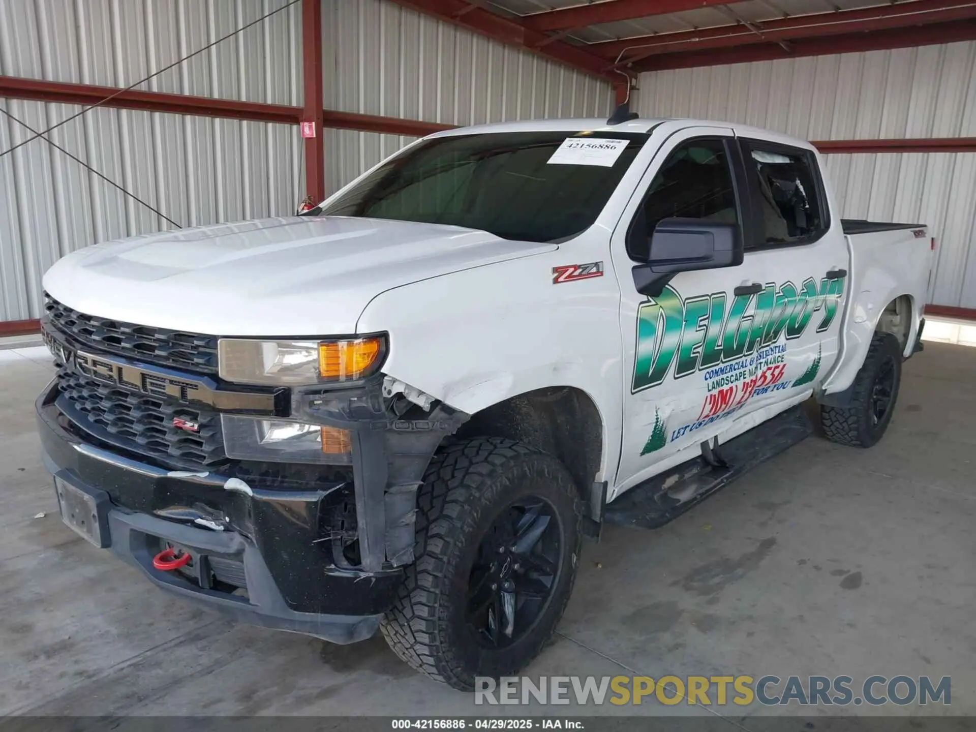2 fotografías del automóvil dañado 3GCPYCEF4LG229741 CHEVROLET SILVERADO 1500 2020