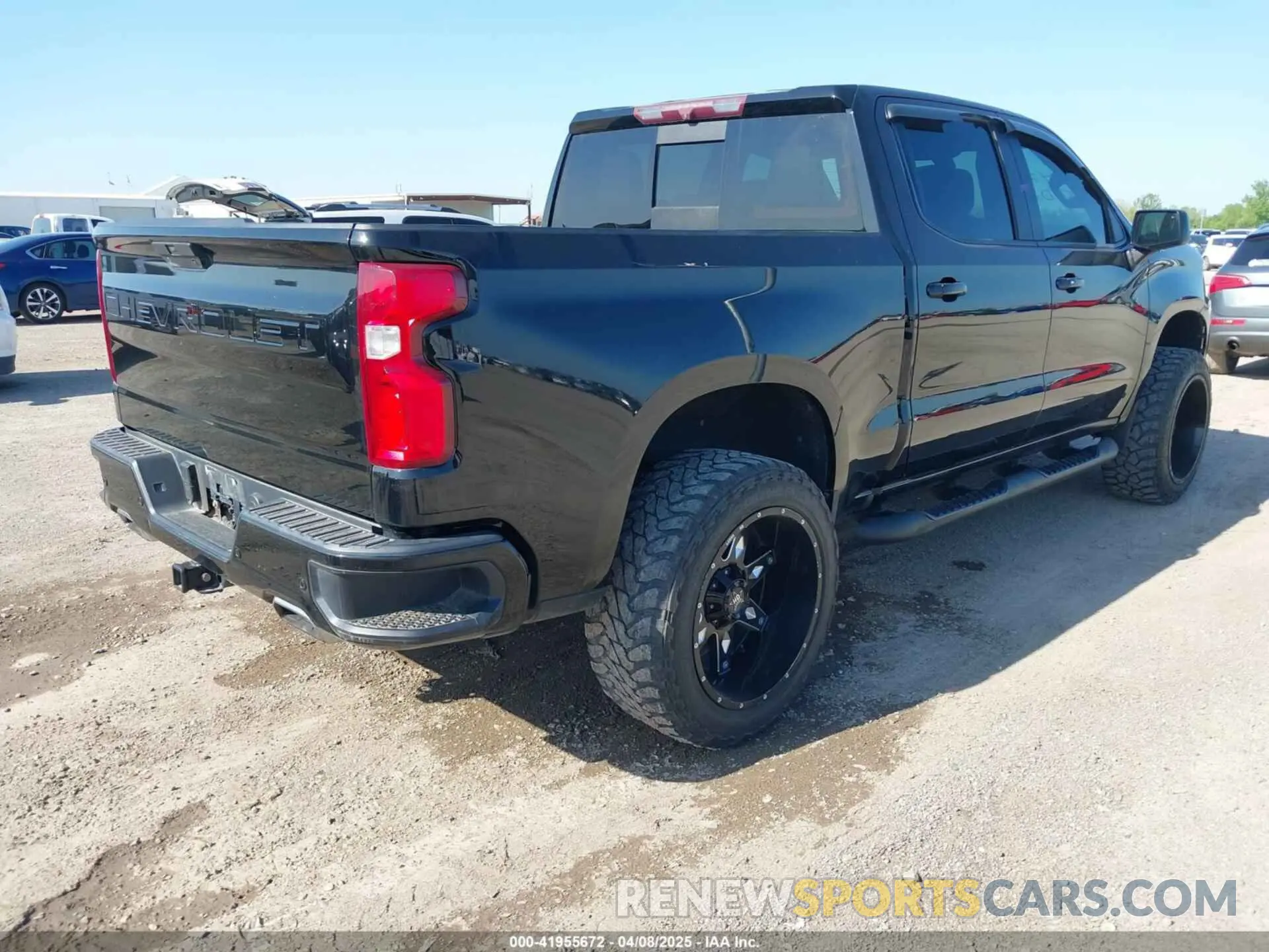 4 fotografías del automóvil dañado 3GCPYFED1LG179106 CHEVROLET SILVERADO 1500 2020