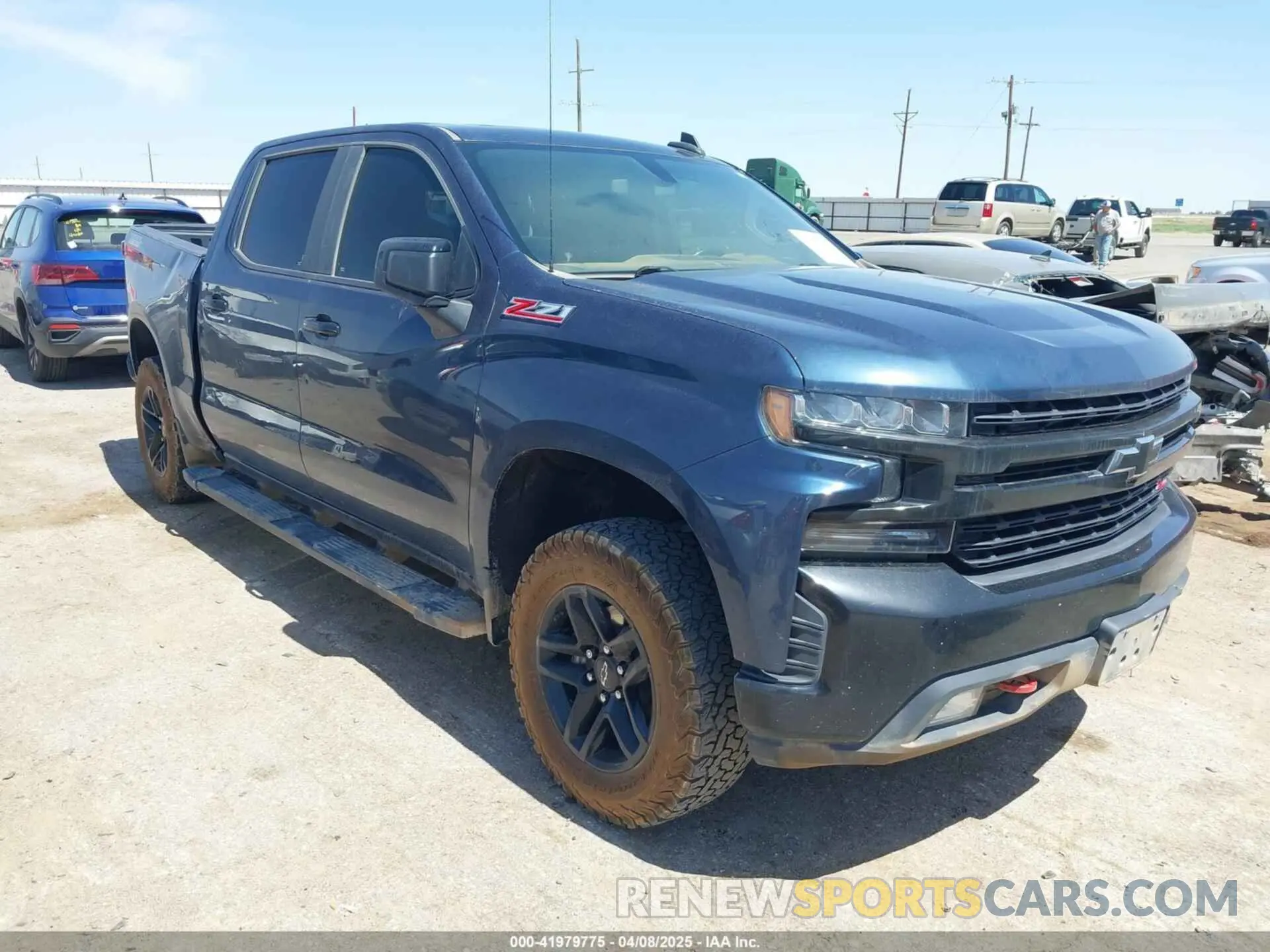 1 fotografías del automóvil dañado 3GCPYFED3LG411673 CHEVROLET SILVERADO 1500 2020