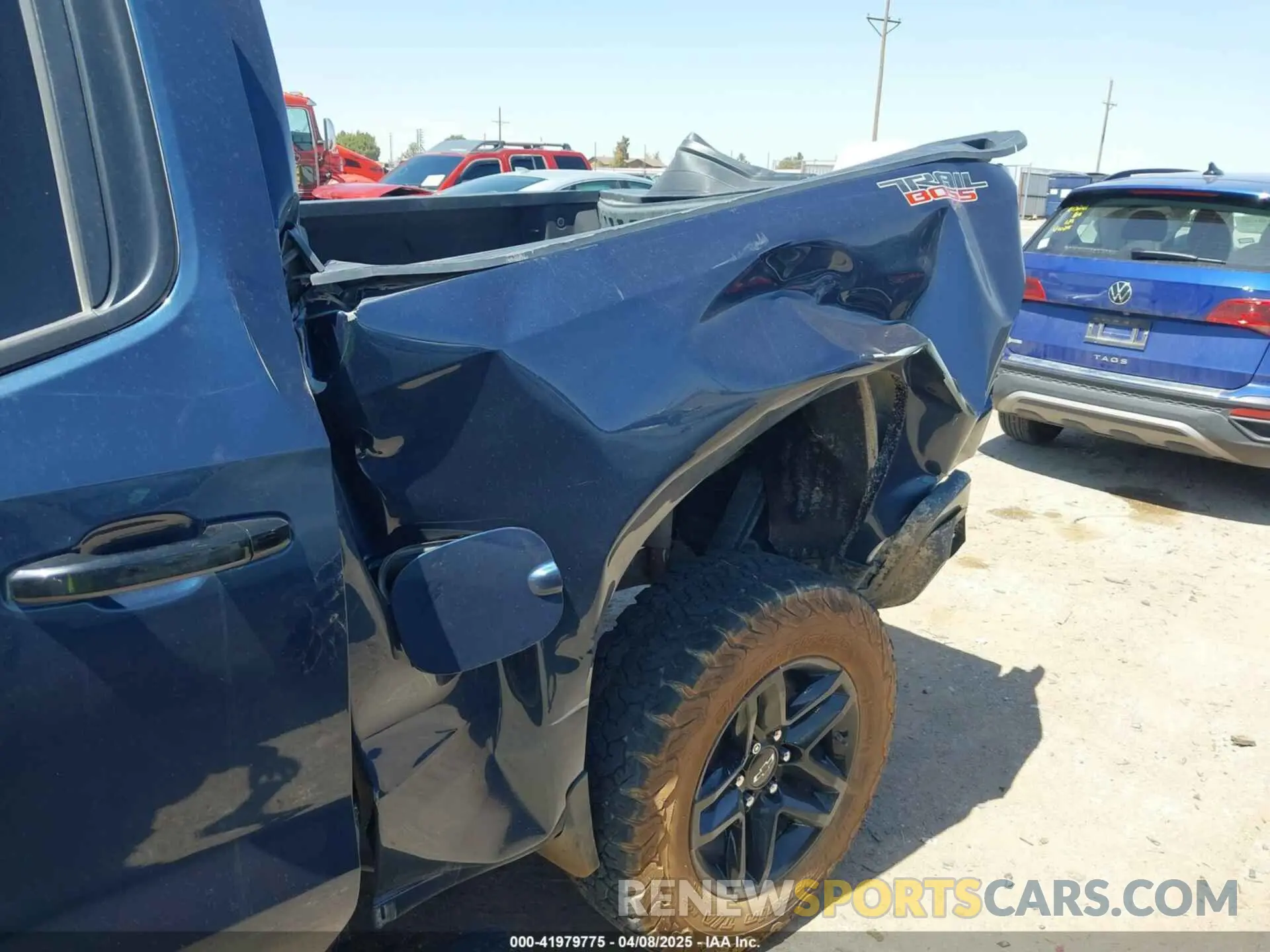 6 fotografías del automóvil dañado 3GCPYFED3LG411673 CHEVROLET SILVERADO 1500 2020