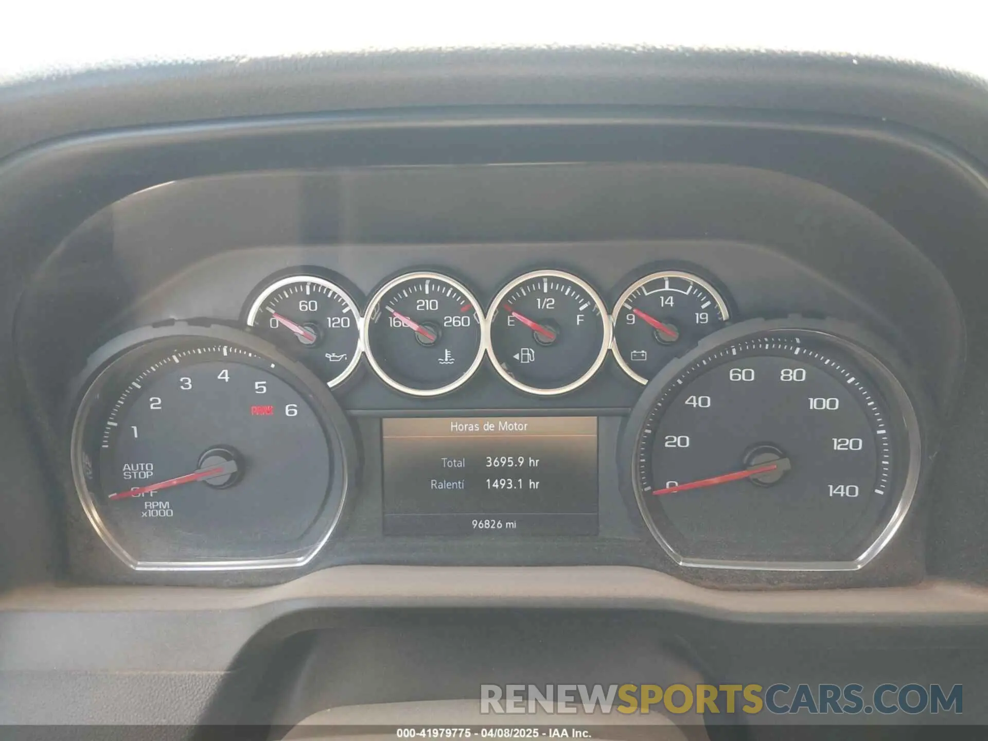 7 fotografías del automóvil dañado 3GCPYFED3LG411673 CHEVROLET SILVERADO 1500 2020
