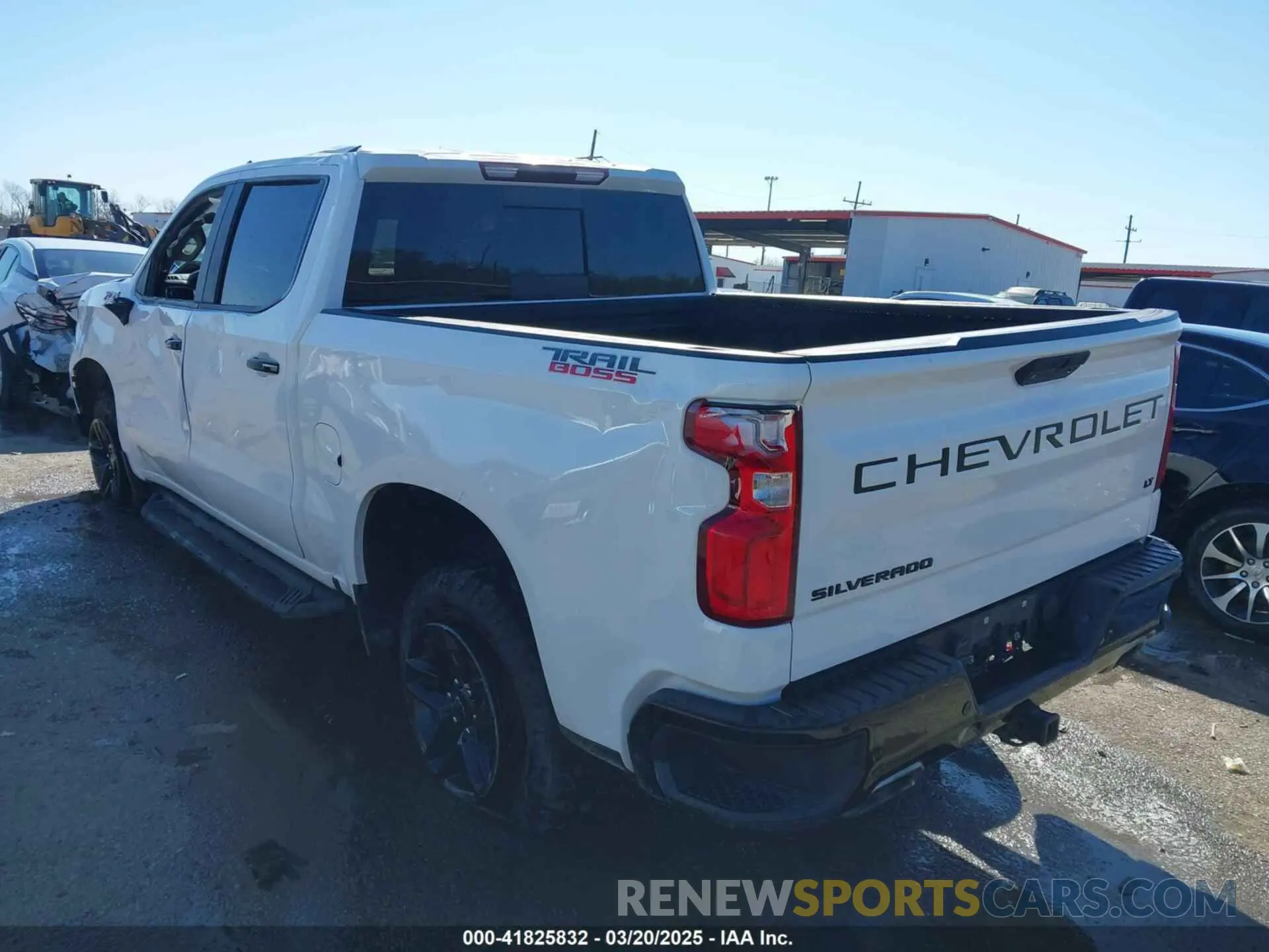 3 fotografías del automóvil dañado 3GCPYFED3LG423435 CHEVROLET SILVERADO 1500 2020