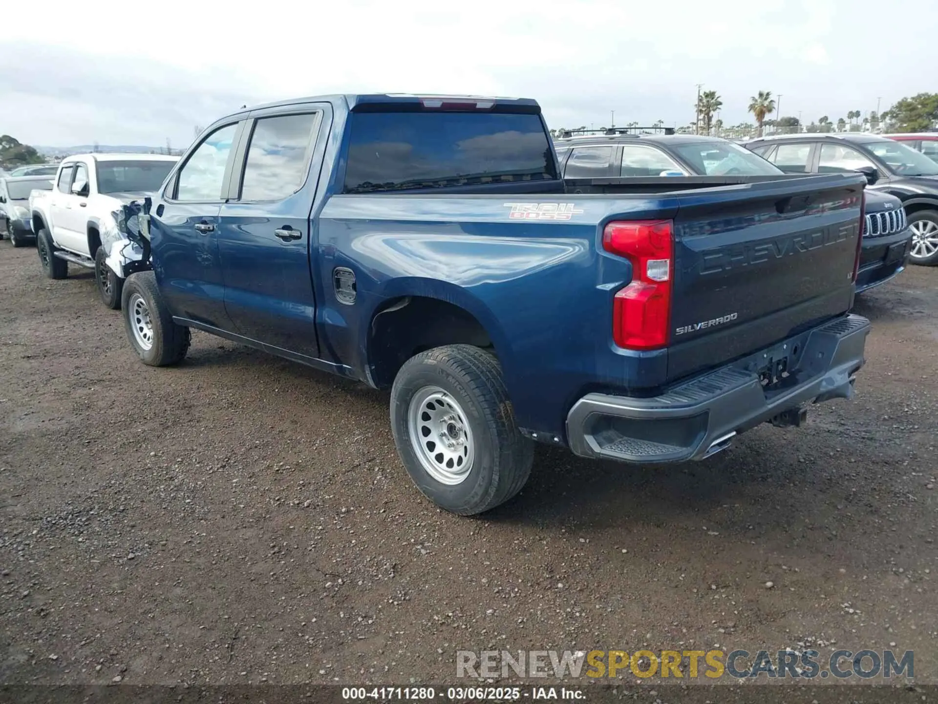 3 fotografías del automóvil dañado 3GCPYFED5LG119989 CHEVROLET SILVERADO 1500 2020