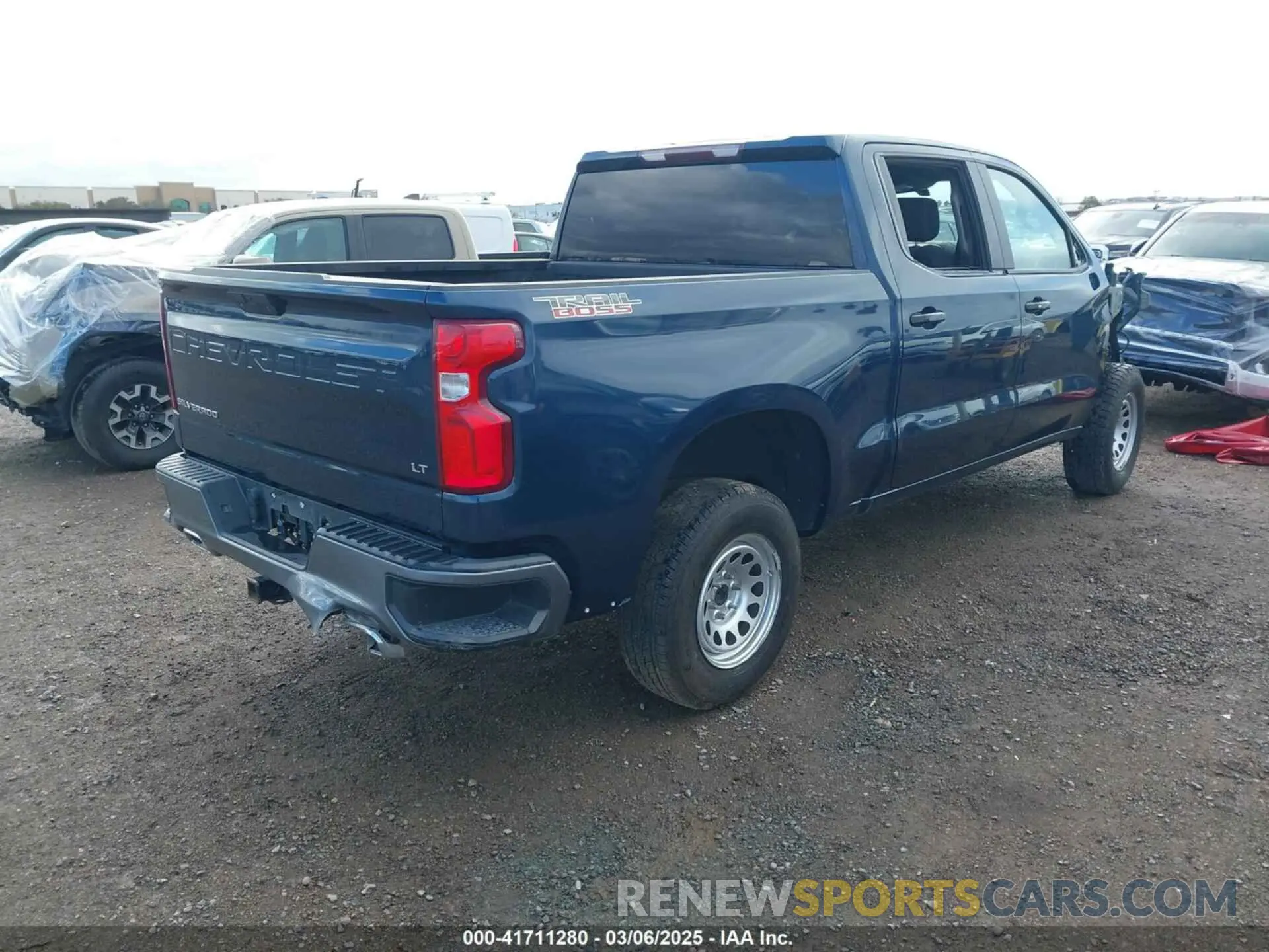 4 fotografías del automóvil dañado 3GCPYFED5LG119989 CHEVROLET SILVERADO 1500 2020
