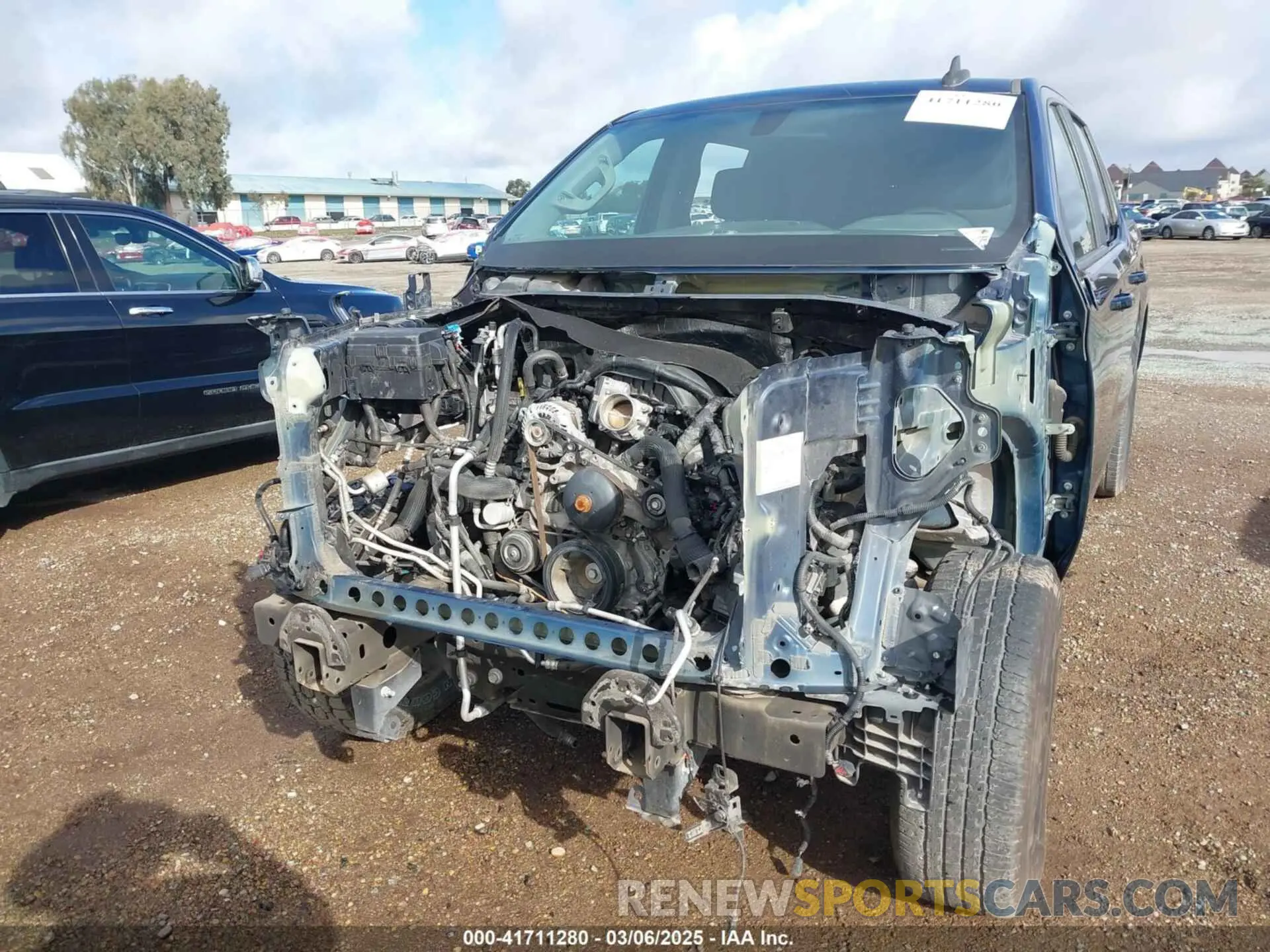 6 fotografías del automóvil dañado 3GCPYFED5LG119989 CHEVROLET SILVERADO 1500 2020