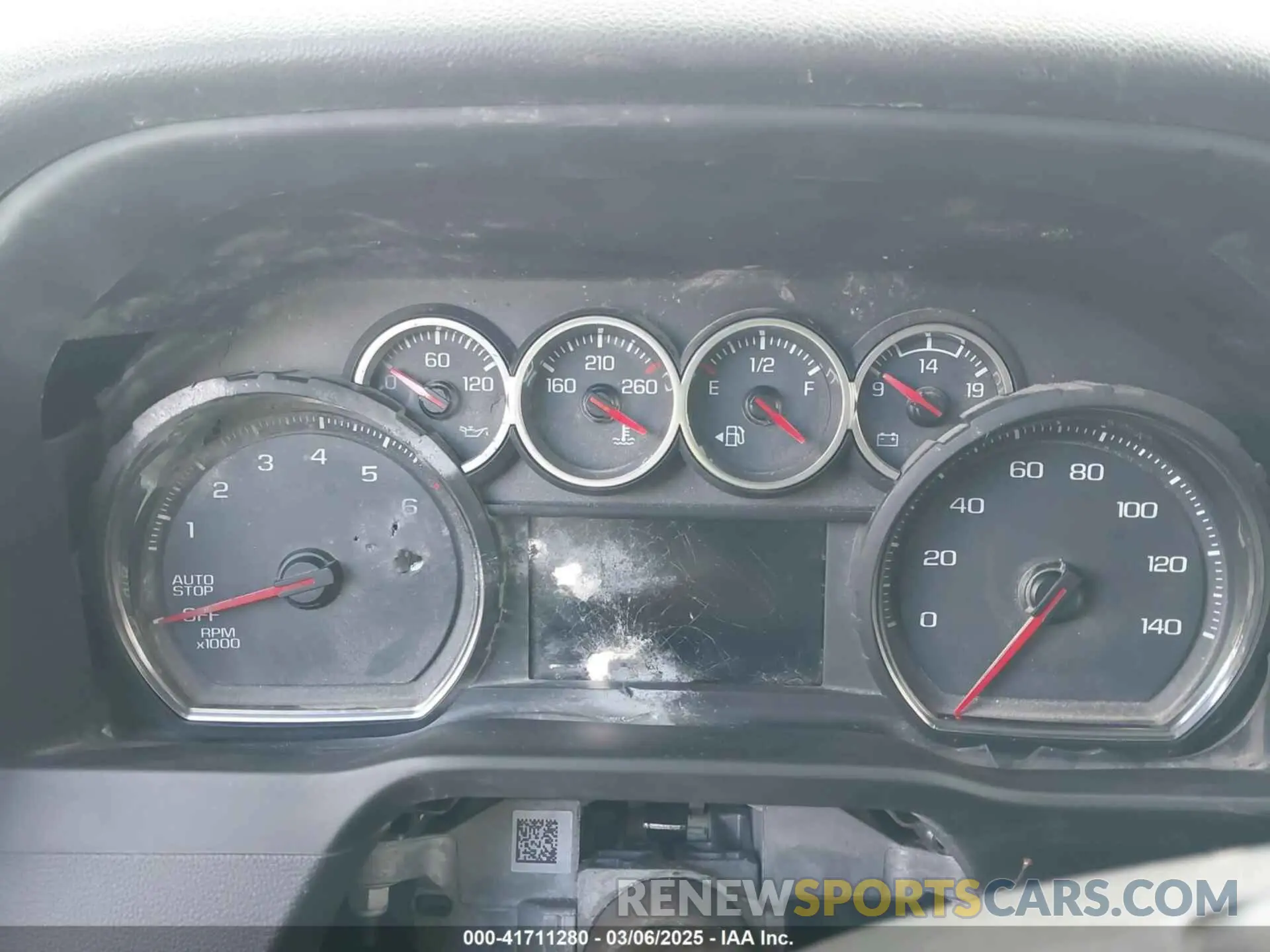 7 fotografías del automóvil dañado 3GCPYFED5LG119989 CHEVROLET SILVERADO 1500 2020