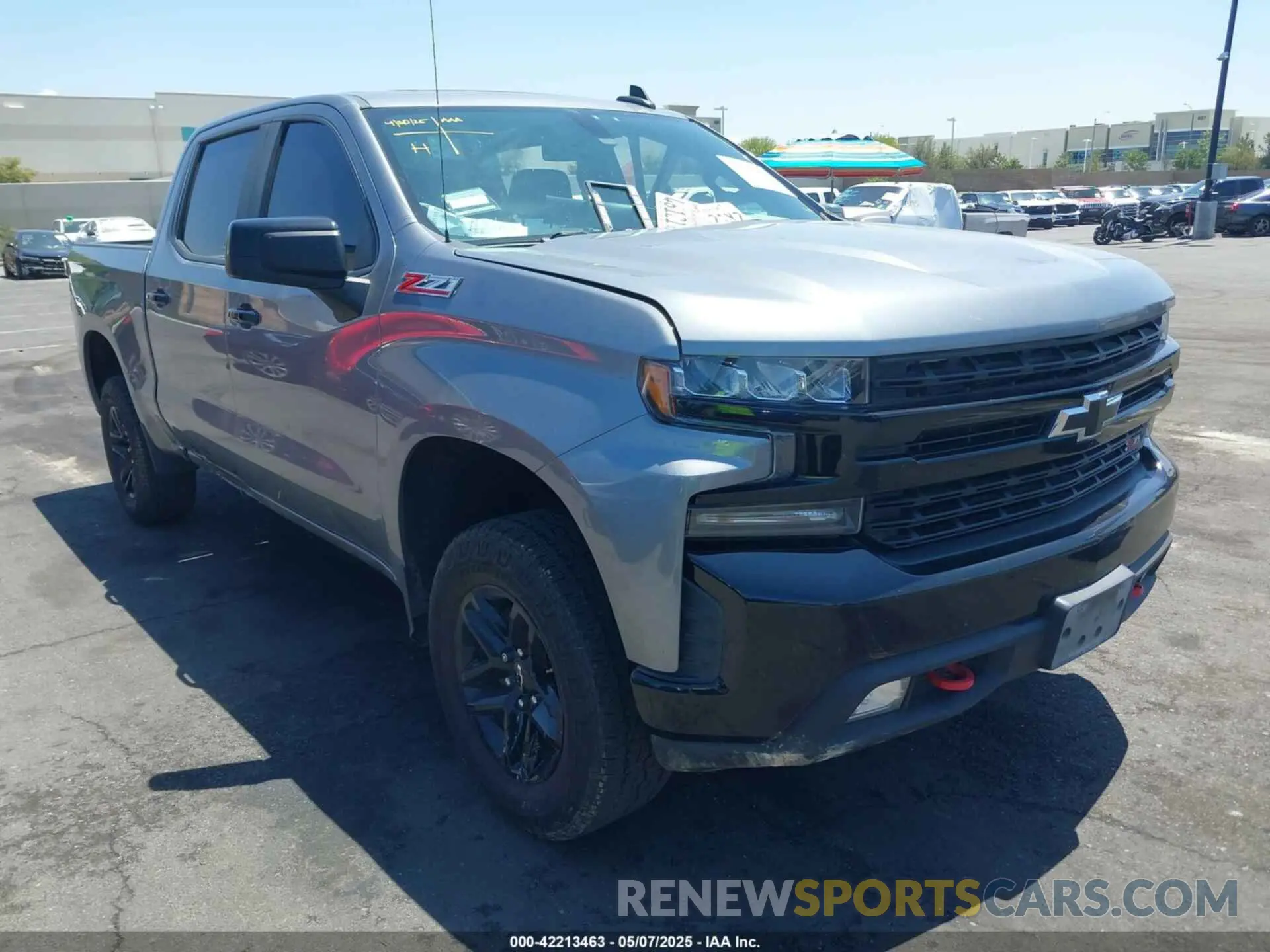 1 fotografías del automóvil dañado 3GCPYFED6LG325175 CHEVROLET SILVERADO 1500 2020