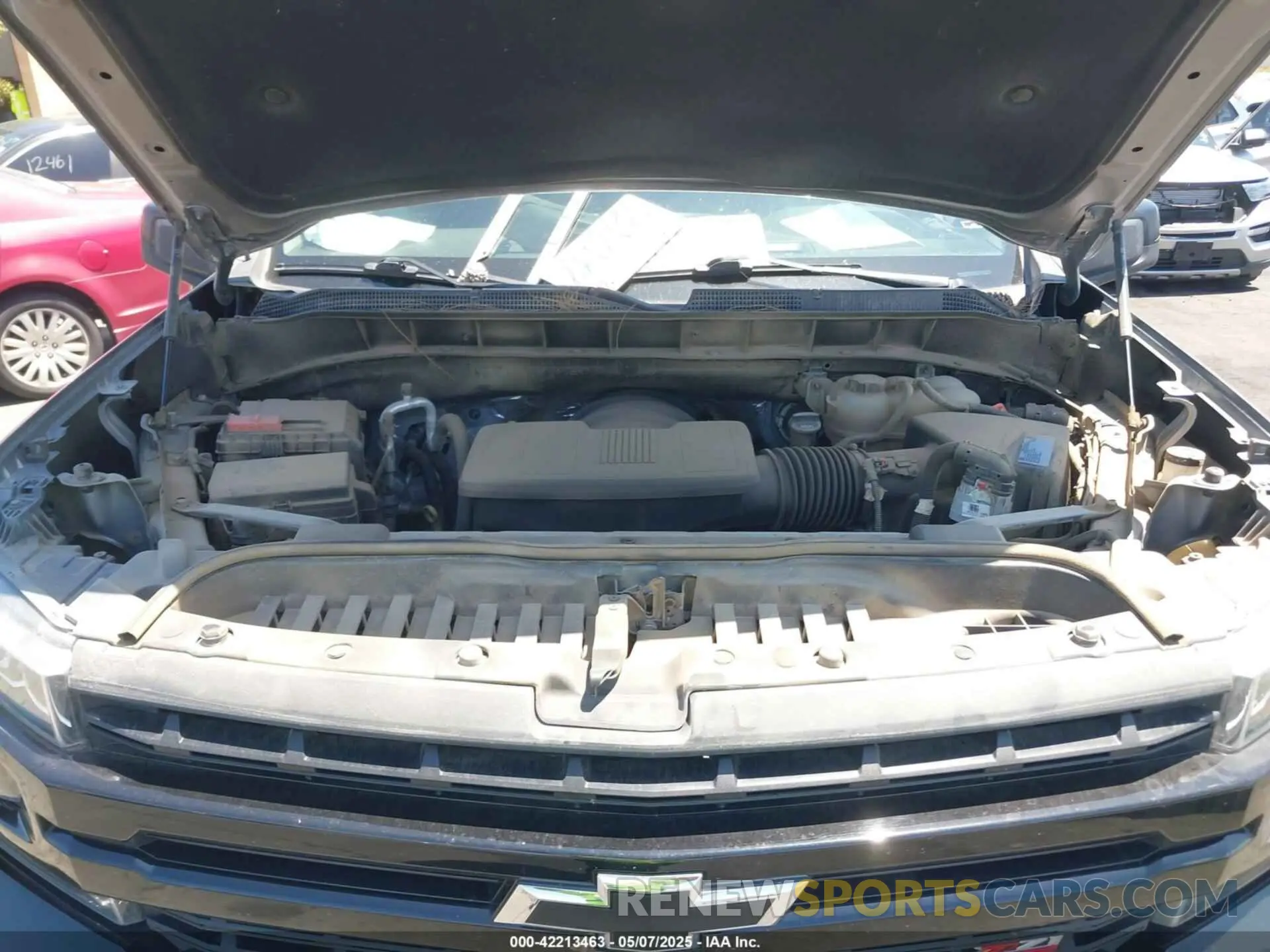10 fotografías del automóvil dañado 3GCPYFED6LG325175 CHEVROLET SILVERADO 1500 2020
