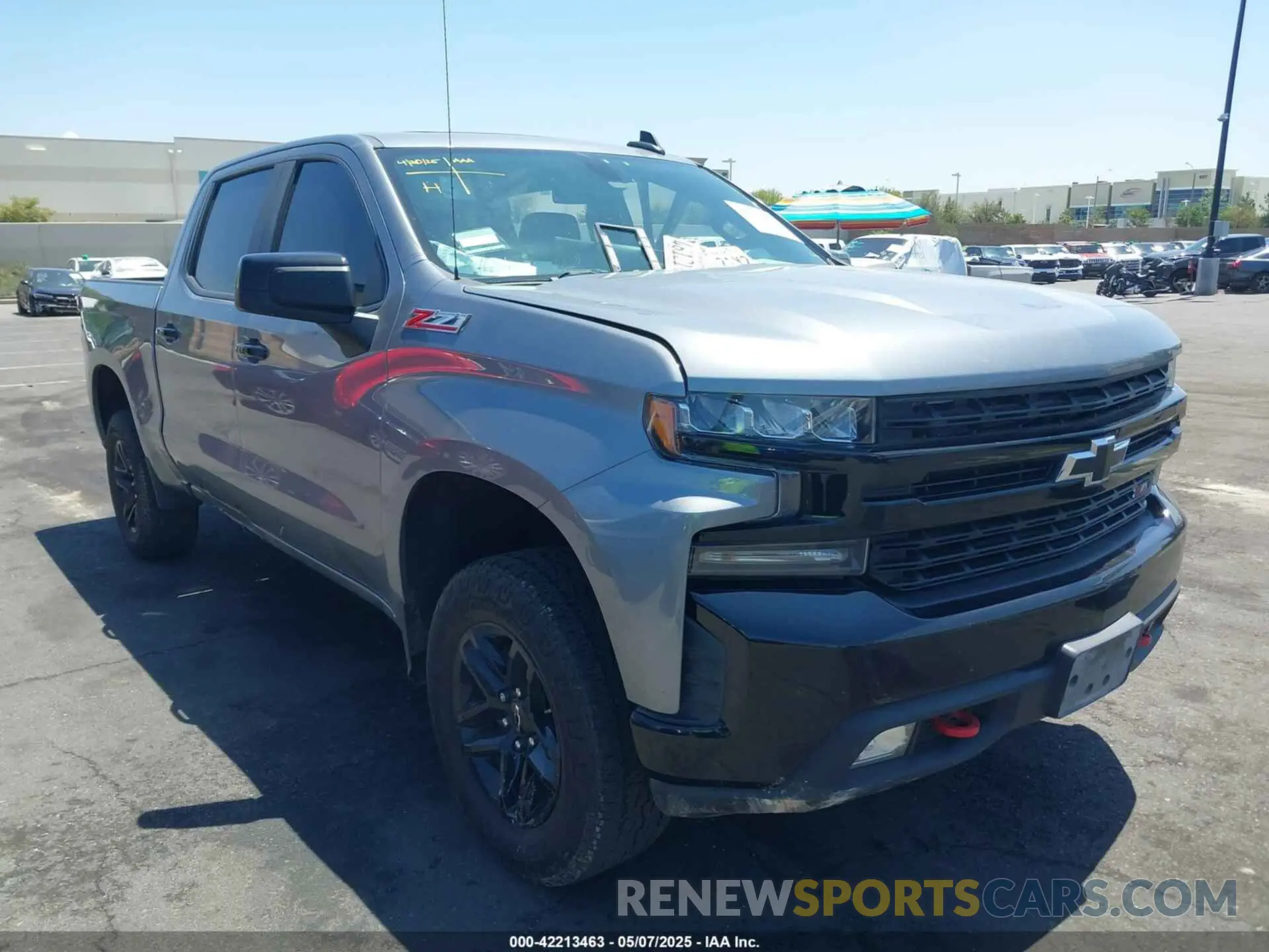 14 fotografías del automóvil dañado 3GCPYFED6LG325175 CHEVROLET SILVERADO 1500 2020