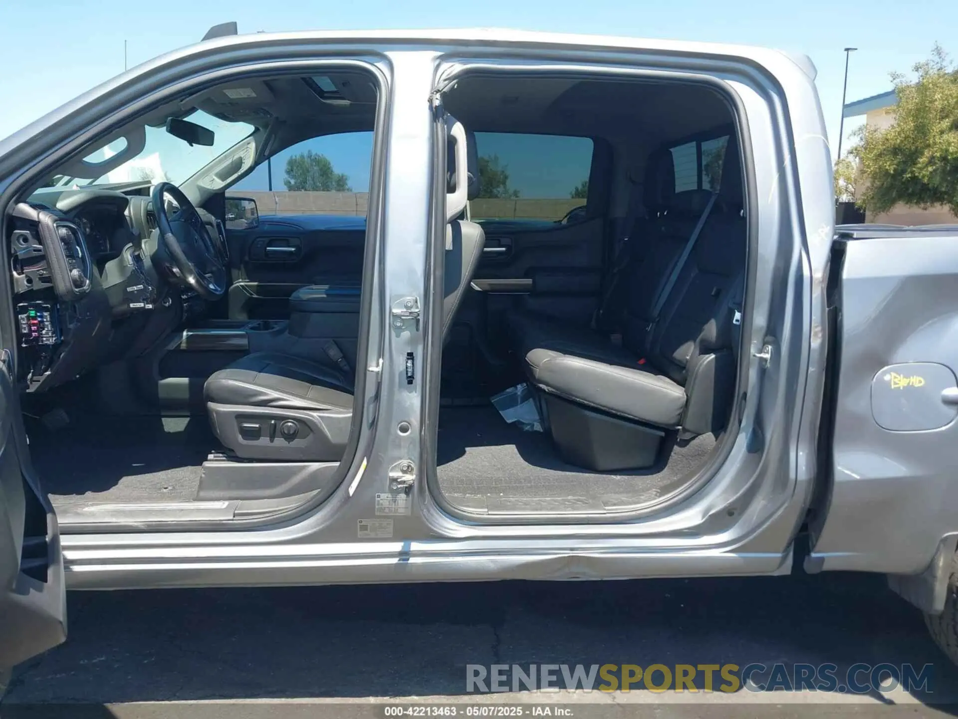 8 fotografías del automóvil dañado 3GCPYFED6LG325175 CHEVROLET SILVERADO 1500 2020