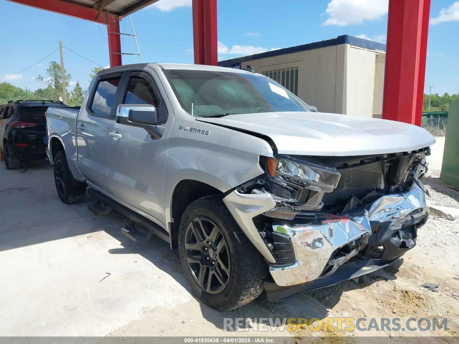 1 fotografías del automóvil dañado 3GCUWCED4LG212056 CHEVROLET SILVERADO 1500 2020