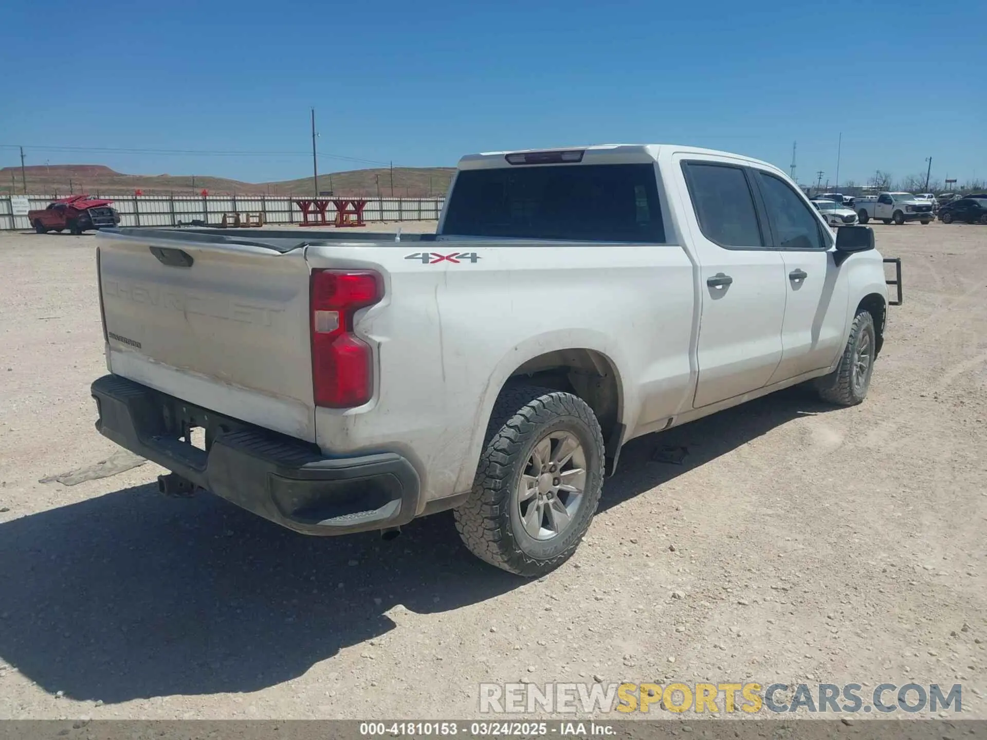 4 fotografías del automóvil dañado 3GCUYAEF4LG302078 CHEVROLET SILVERADO 1500 2020