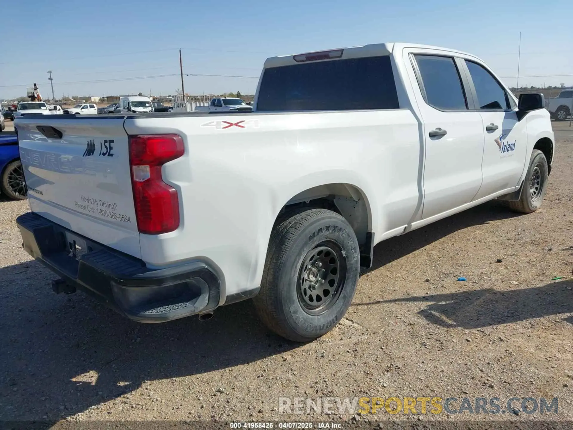 4 fotografías del automóvil dañado 3GCUYAEF9LG349414 CHEVROLET SILVERADO 1500 2020