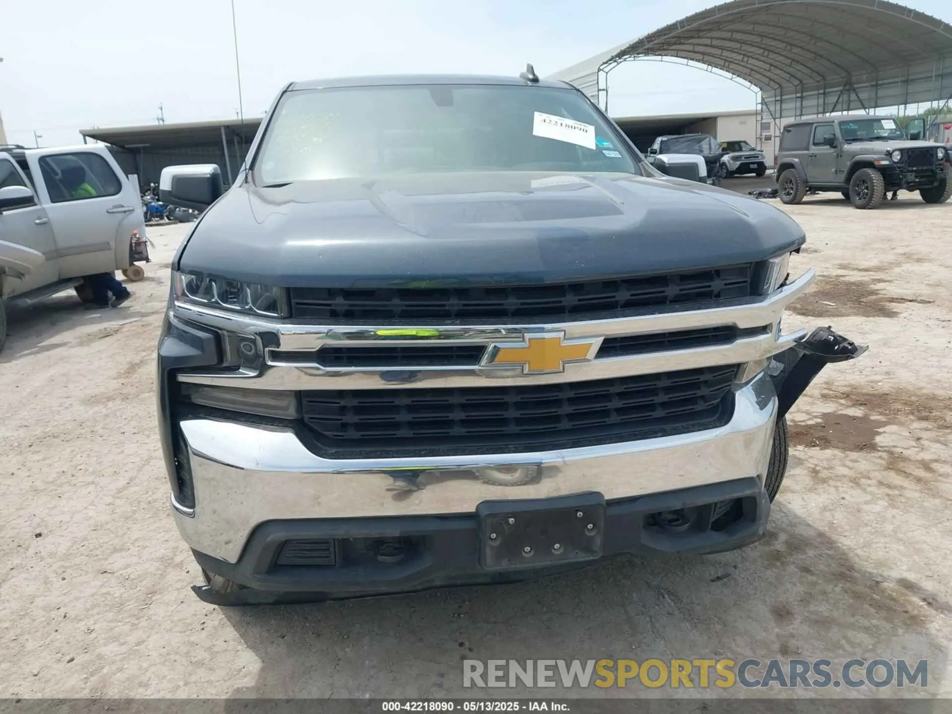 13 fotografías del automóvil dañado 3GCUYDED6LG102349 CHEVROLET SILVERADO 1500 2020
