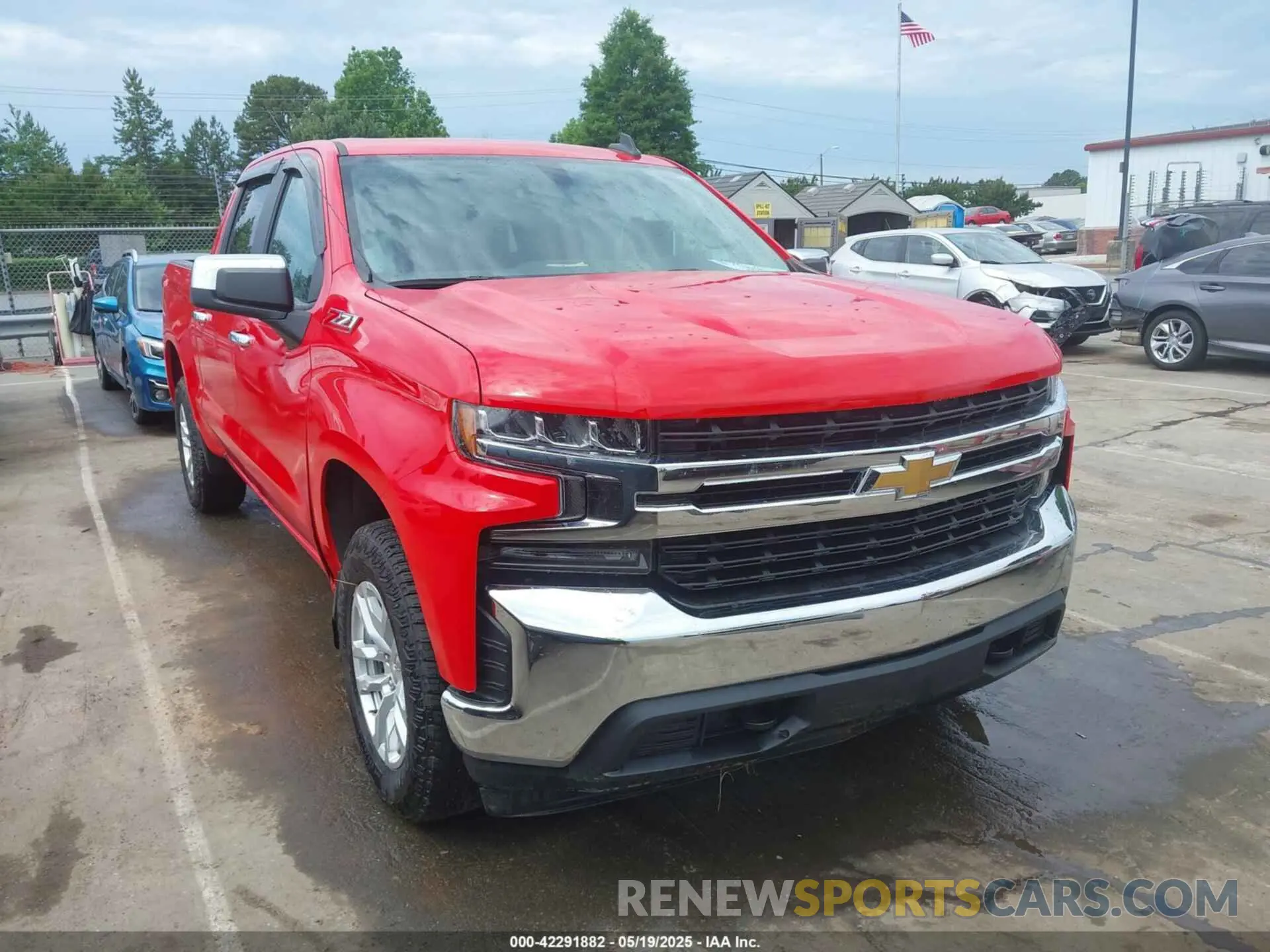 1 fotografías del automóvil dañado 3GCUYDED6LG418611 CHEVROLET SILVERADO 1500 2020