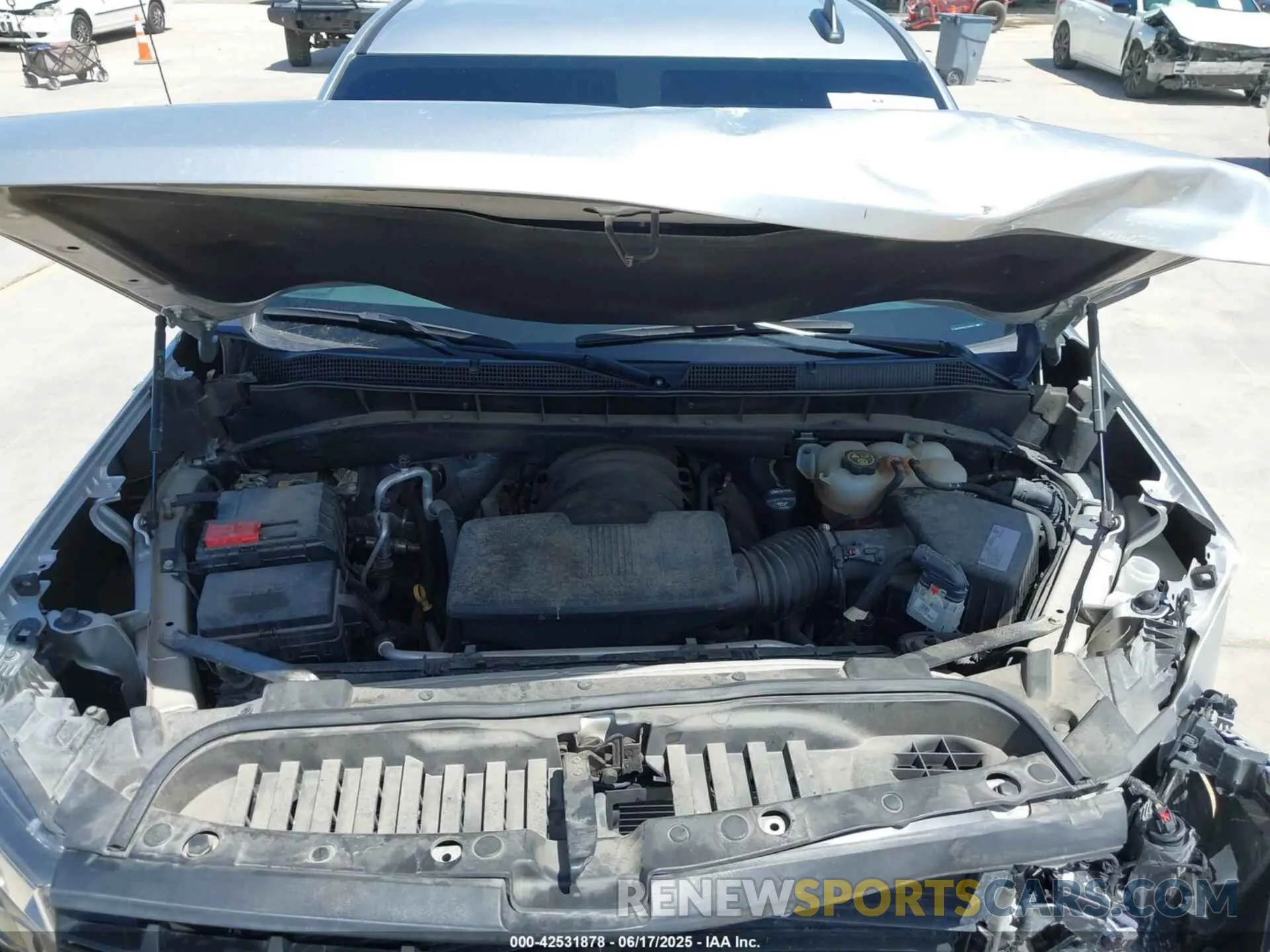 10 fotografías del automóvil dañado 3GCUYDED8LG167204 CHEVROLET SILVERADO 1500 2020