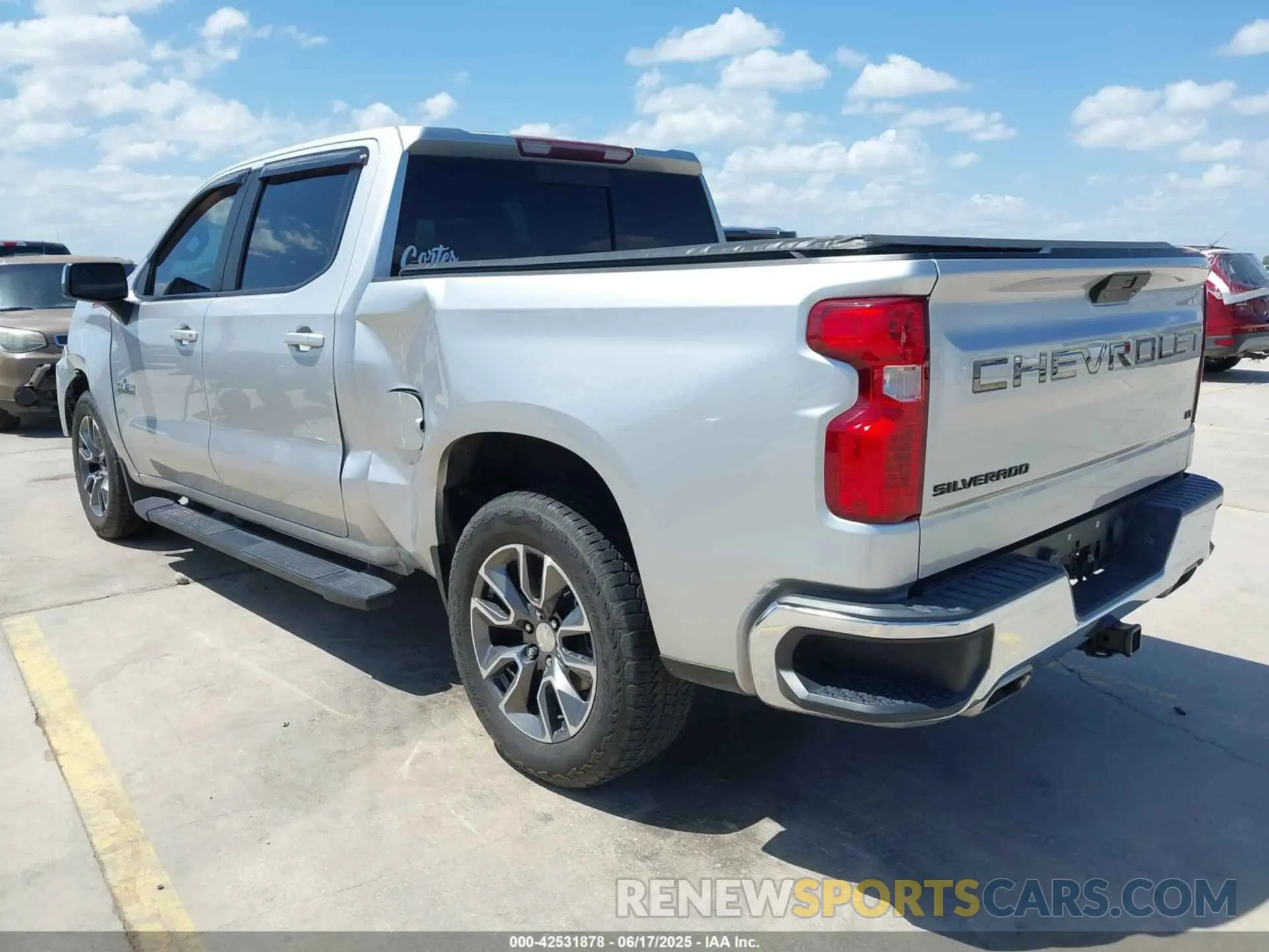 3 fotografías del automóvil dañado 3GCUYDED8LG167204 CHEVROLET SILVERADO 1500 2020
