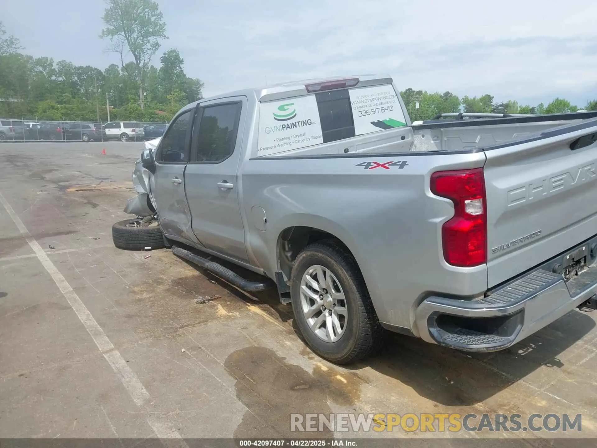 3 fotografías del automóvil dañado 3GCUYDED9LG427576 CHEVROLET SILVERADO 1500 2020