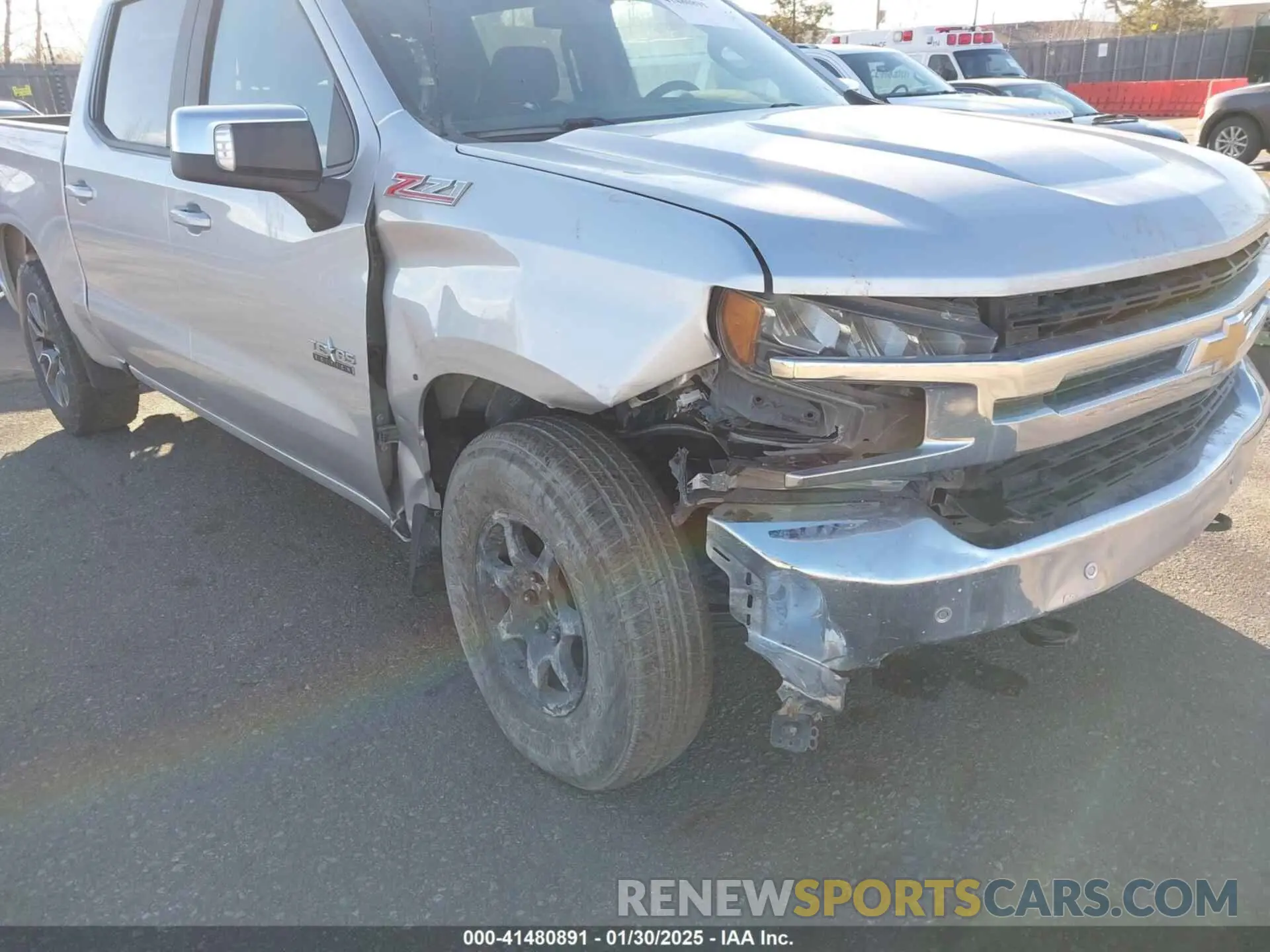 6 fotografías del automóvil dañado 3GCUYDEDXLG170332 CHEVROLET SILVERADO 1500 2020