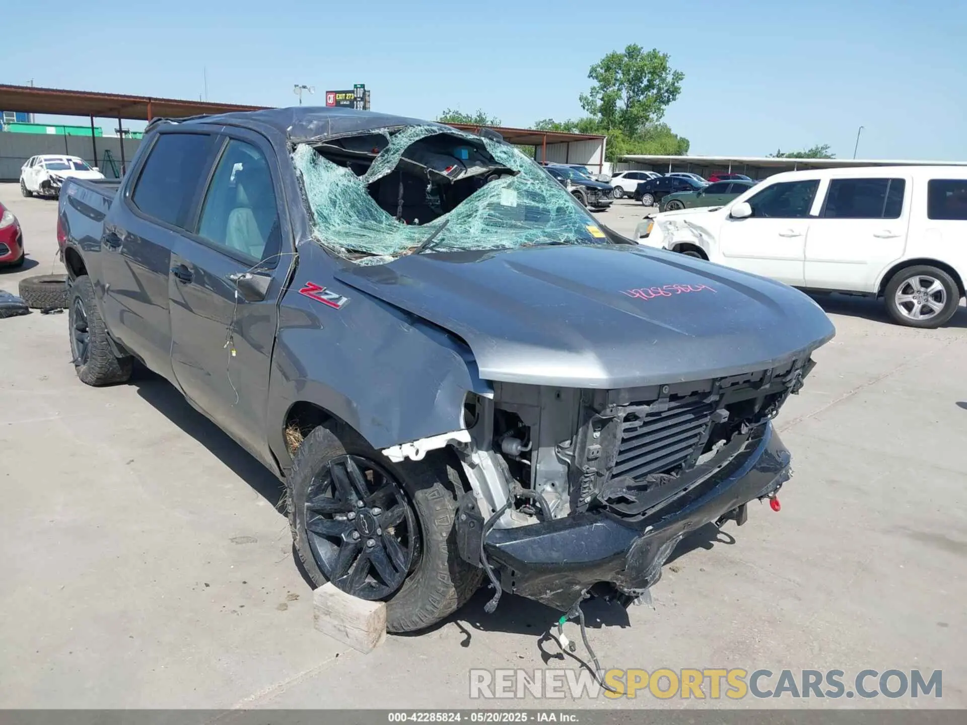 1 fotografías del automóvil dañado 3GCUYDEDXLG270432 CHEVROLET SILVERADO 1500 2020