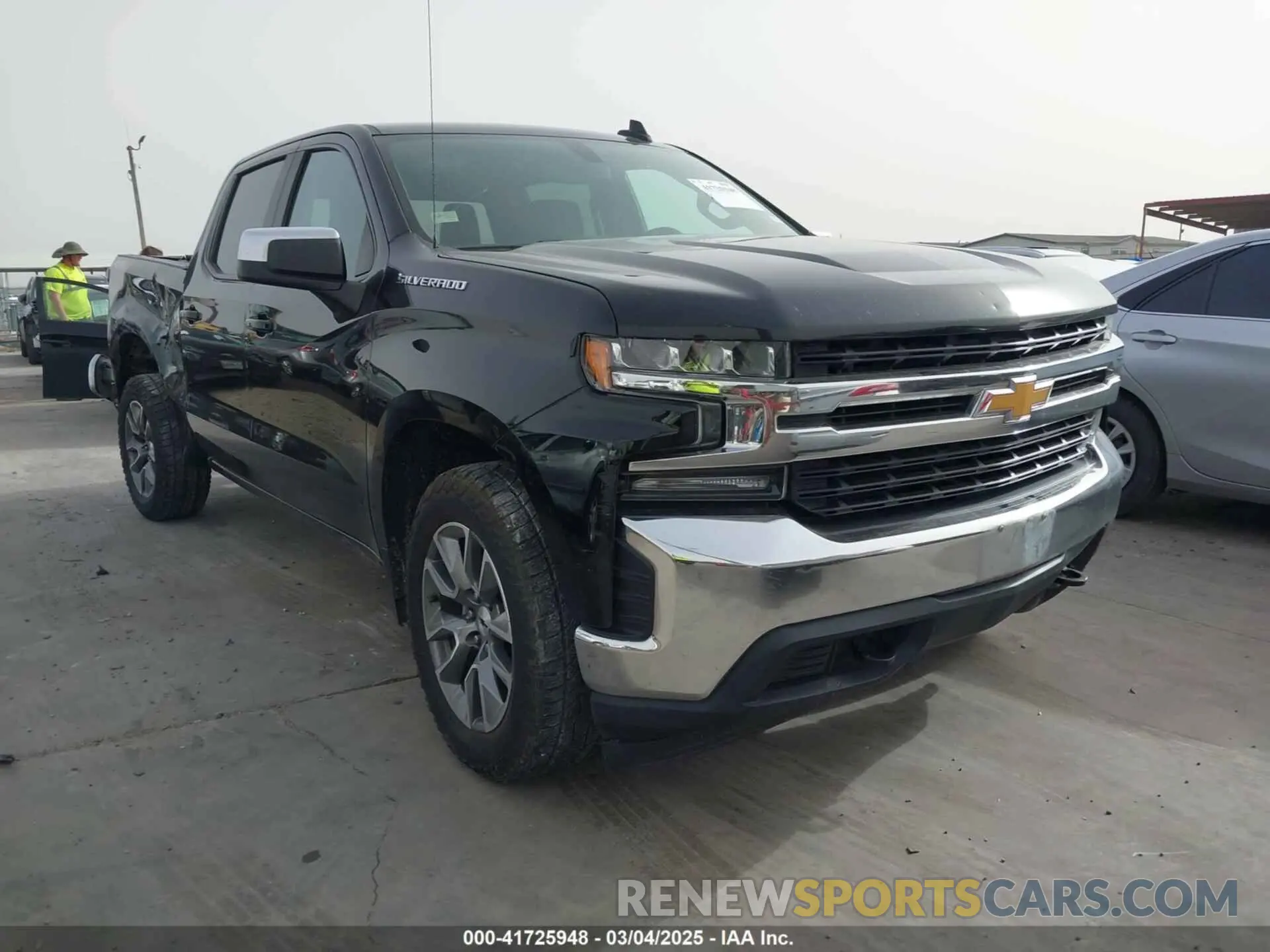 1 fotografías del automóvil dañado 3GCUYDEDXLG381787 CHEVROLET SILVERADO 1500 2020