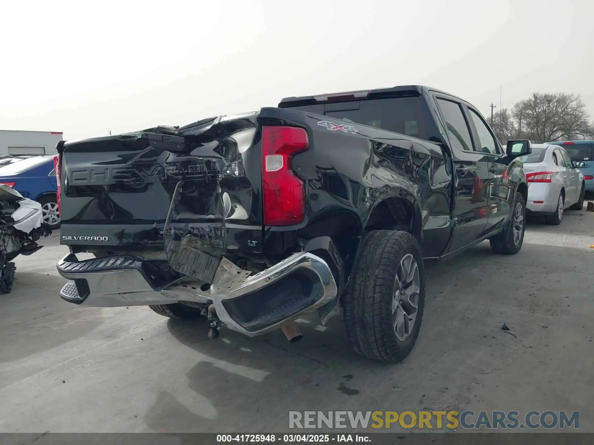 4 fotografías del automóvil dañado 3GCUYDEDXLG381787 CHEVROLET SILVERADO 1500 2020