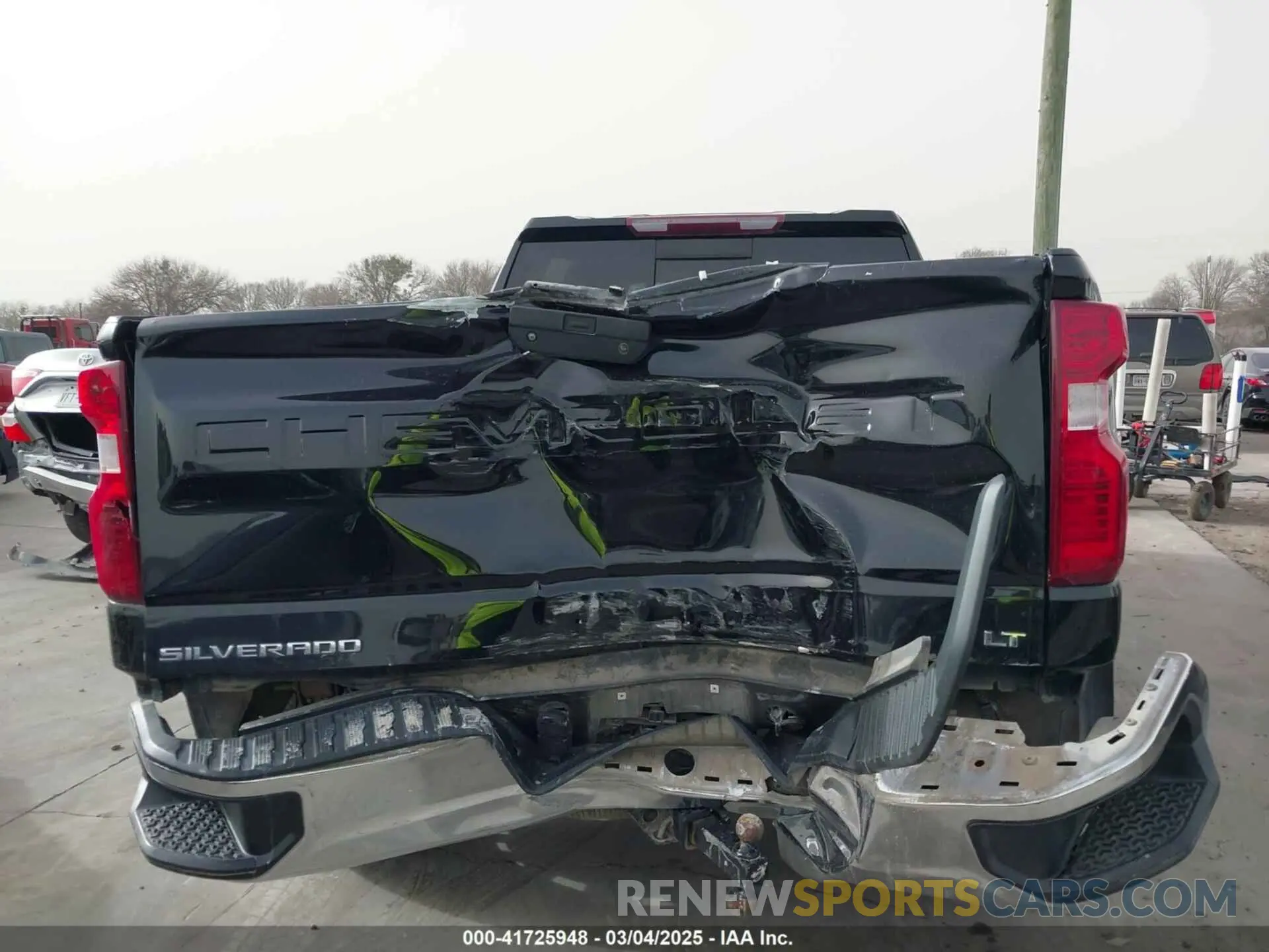 6 fotografías del automóvil dañado 3GCUYDEDXLG381787 CHEVROLET SILVERADO 1500 2020