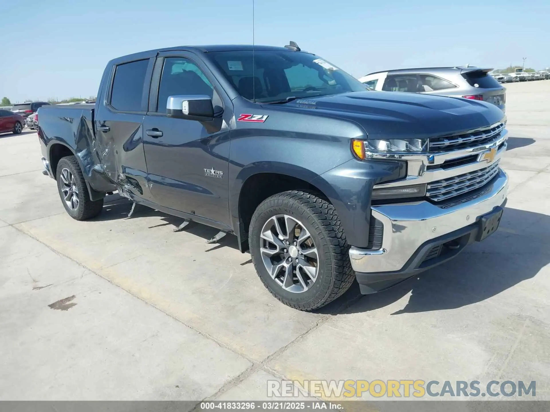 1 fotografías del automóvil dañado 3GCUYDET2LG239280 CHEVROLET SILVERADO 1500 2020