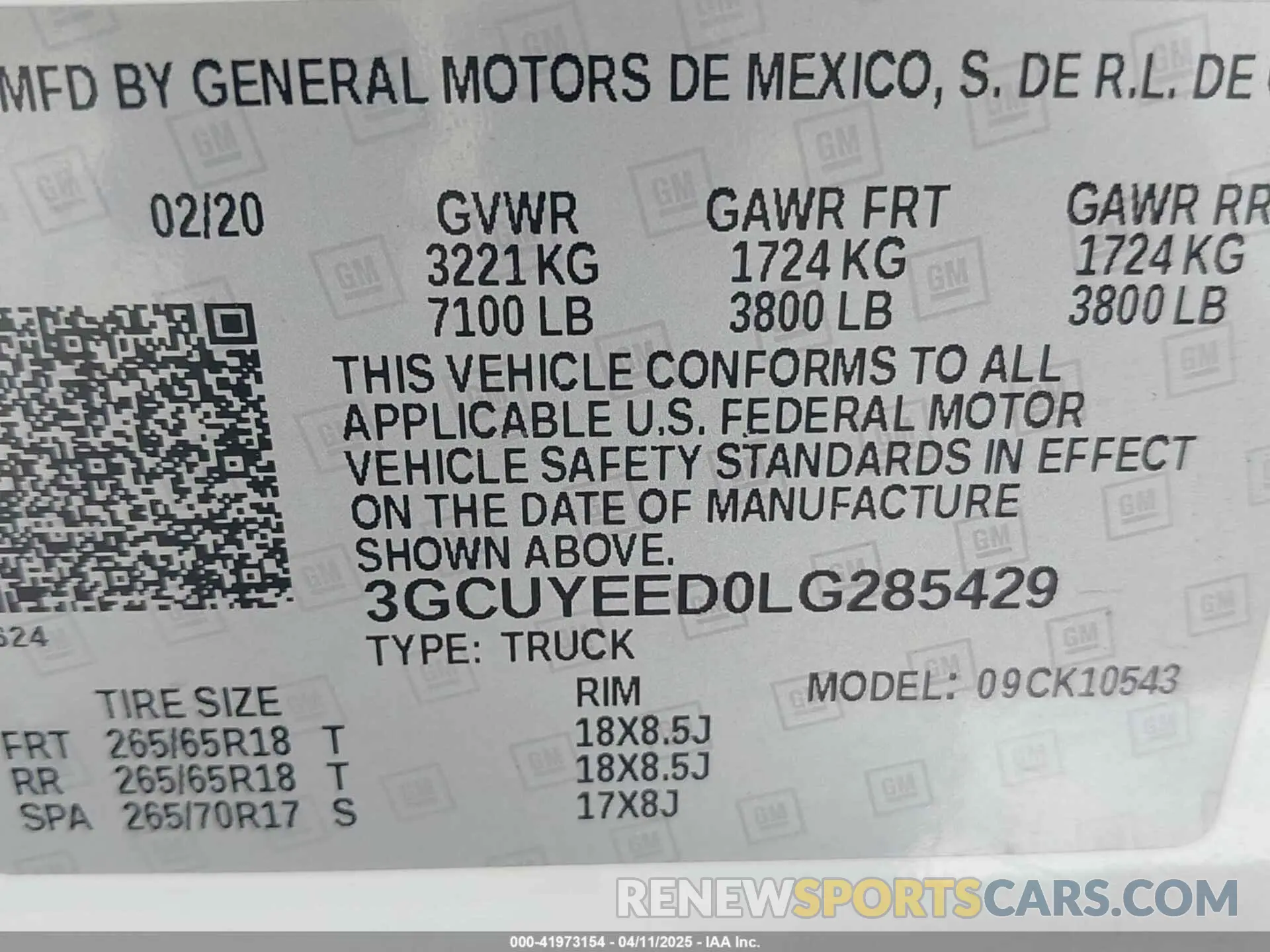 9 fotografías del automóvil dañado 3GCUYEED0LG285429 CHEVROLET SILVERADO 1500 2020