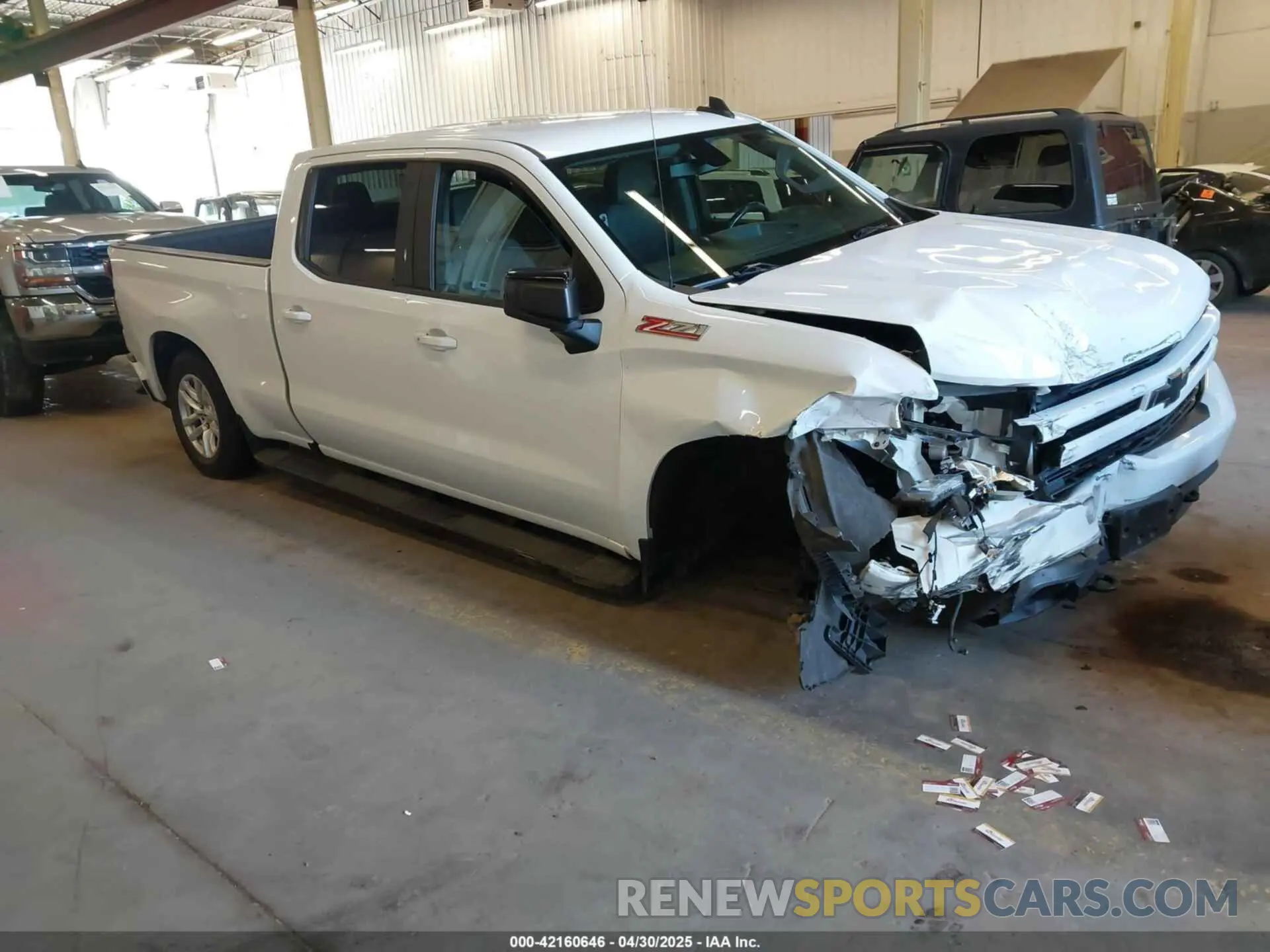 1 fotografías del automóvil dañado 3GCUYEEDXLG104675 CHEVROLET SILVERADO 1500 2020