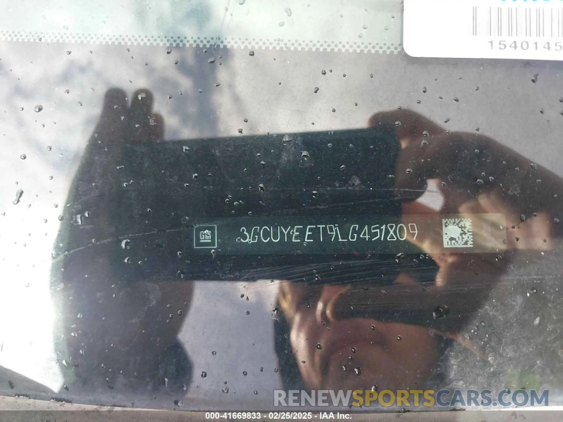 9 fotografías del automóvil dañado 3GCUYEET9LG451809 CHEVROLET SILVERADO 1500 2020