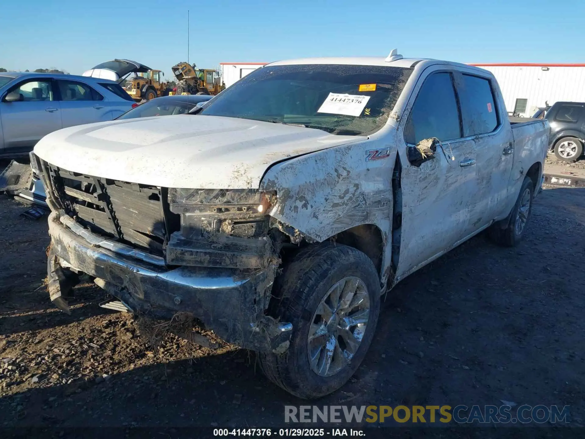2 fotografías del automóvil dañado 3GCUYGED3LG169721 CHEVROLET SILVERADO 1500 2020