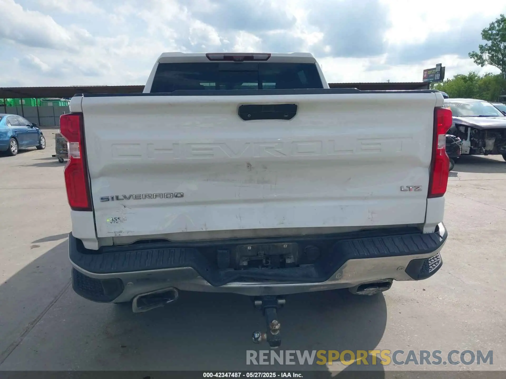 6 fotografías del automóvil dañado 3GCUYGED6LG210987 CHEVROLET SILVERADO 1500 2020